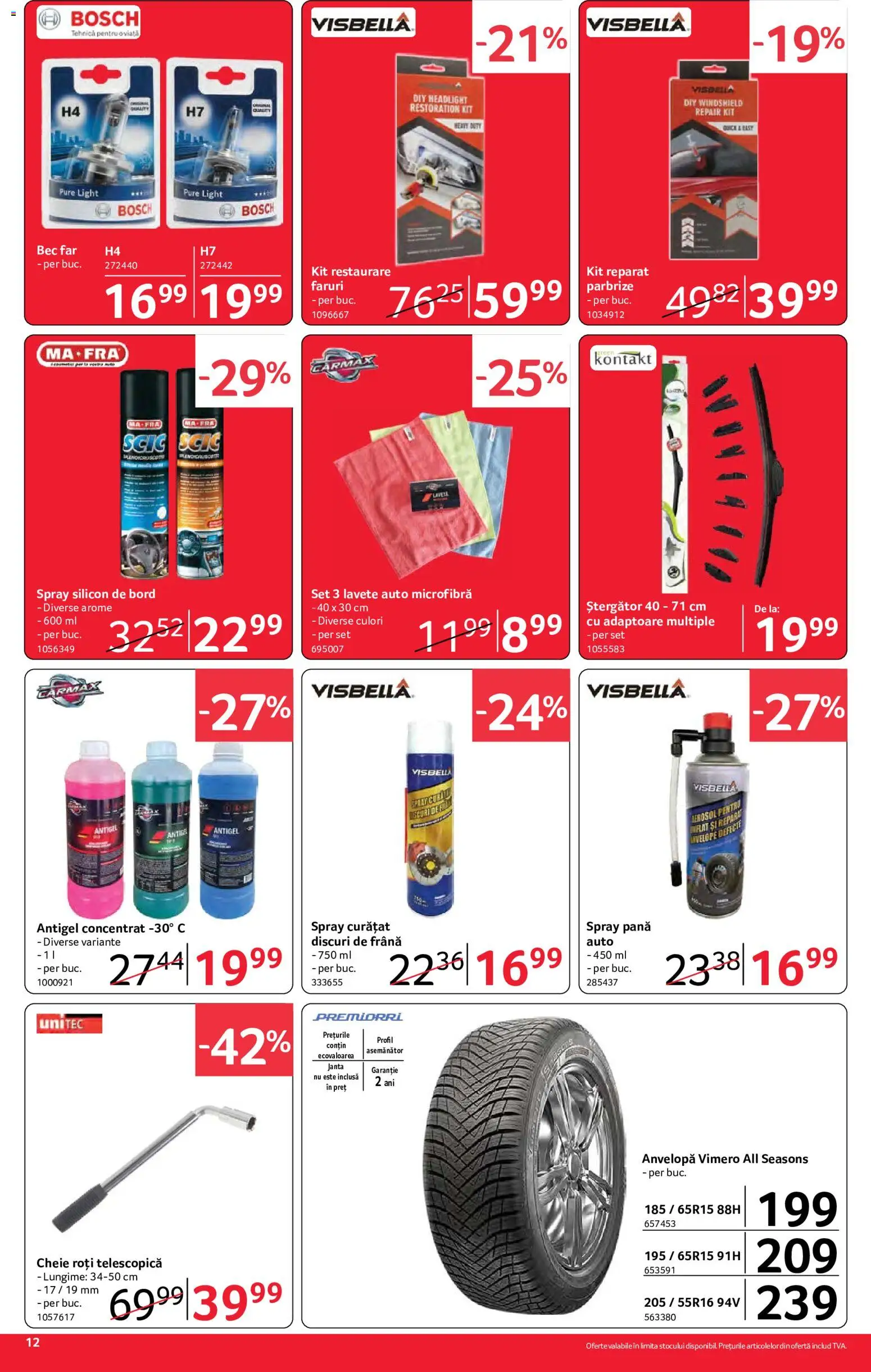 Noul catalog Selgros – valabil de la 02.10.2026 | Pagină: 12 | Produse: Bec, Cheie, Lavete