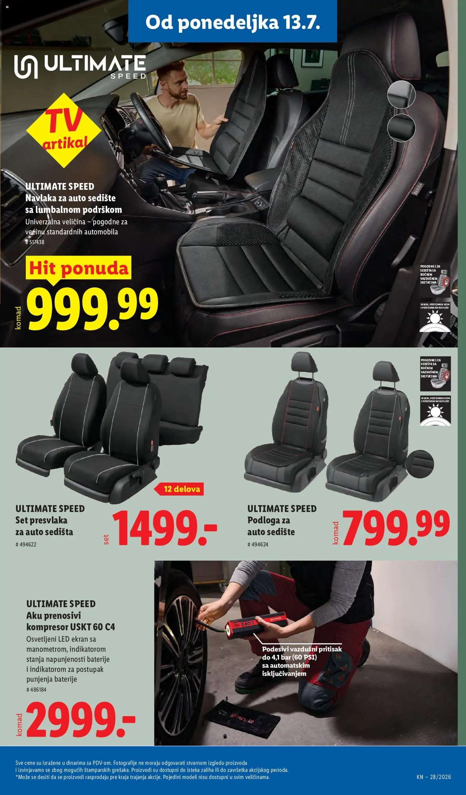 Lidl katalog - važi od 09.07.2026 | Strana: 77 | Proizvode: Auto sedište, Baterije