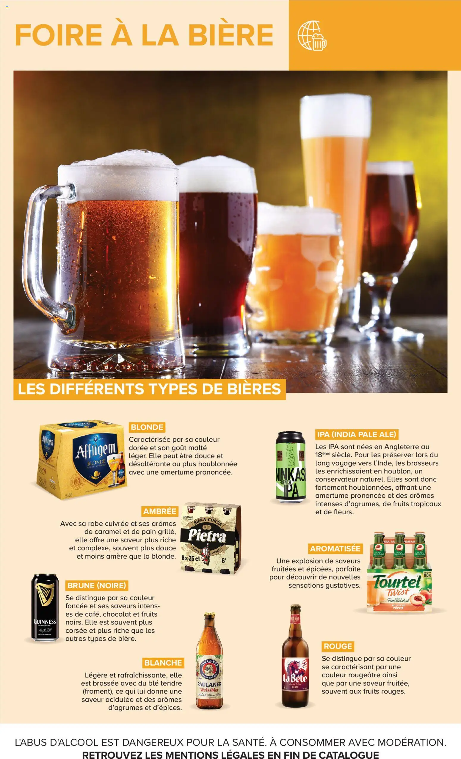 {H1} | Page: 6 | Produits: Robe, Pêche, Chocolat, Bière