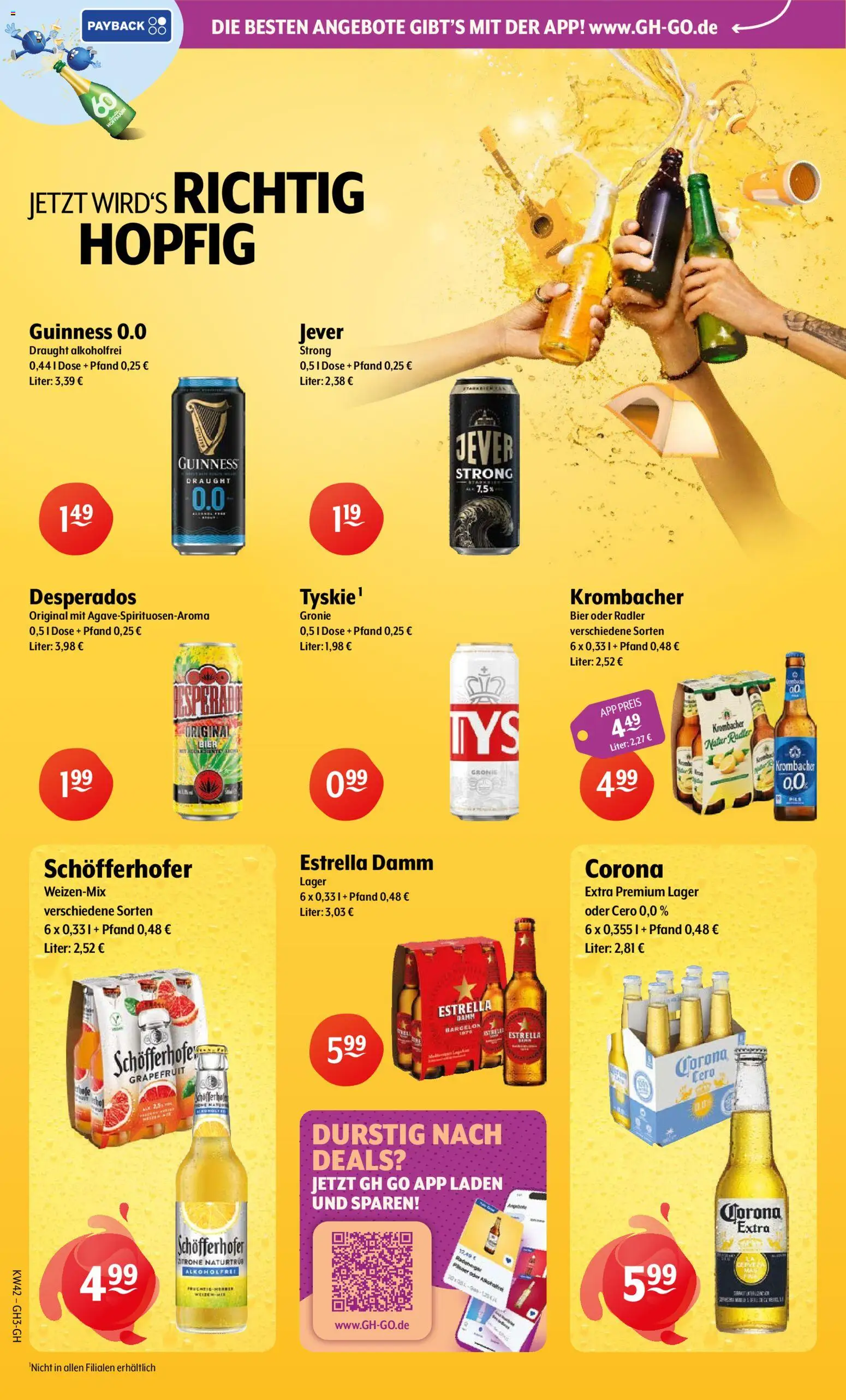 Trink und Spare Prospekt – gültig ab 12.10.2026 | Seite: 6 | Produkte: Grapefruit, Radler, Desperados, Krombacher