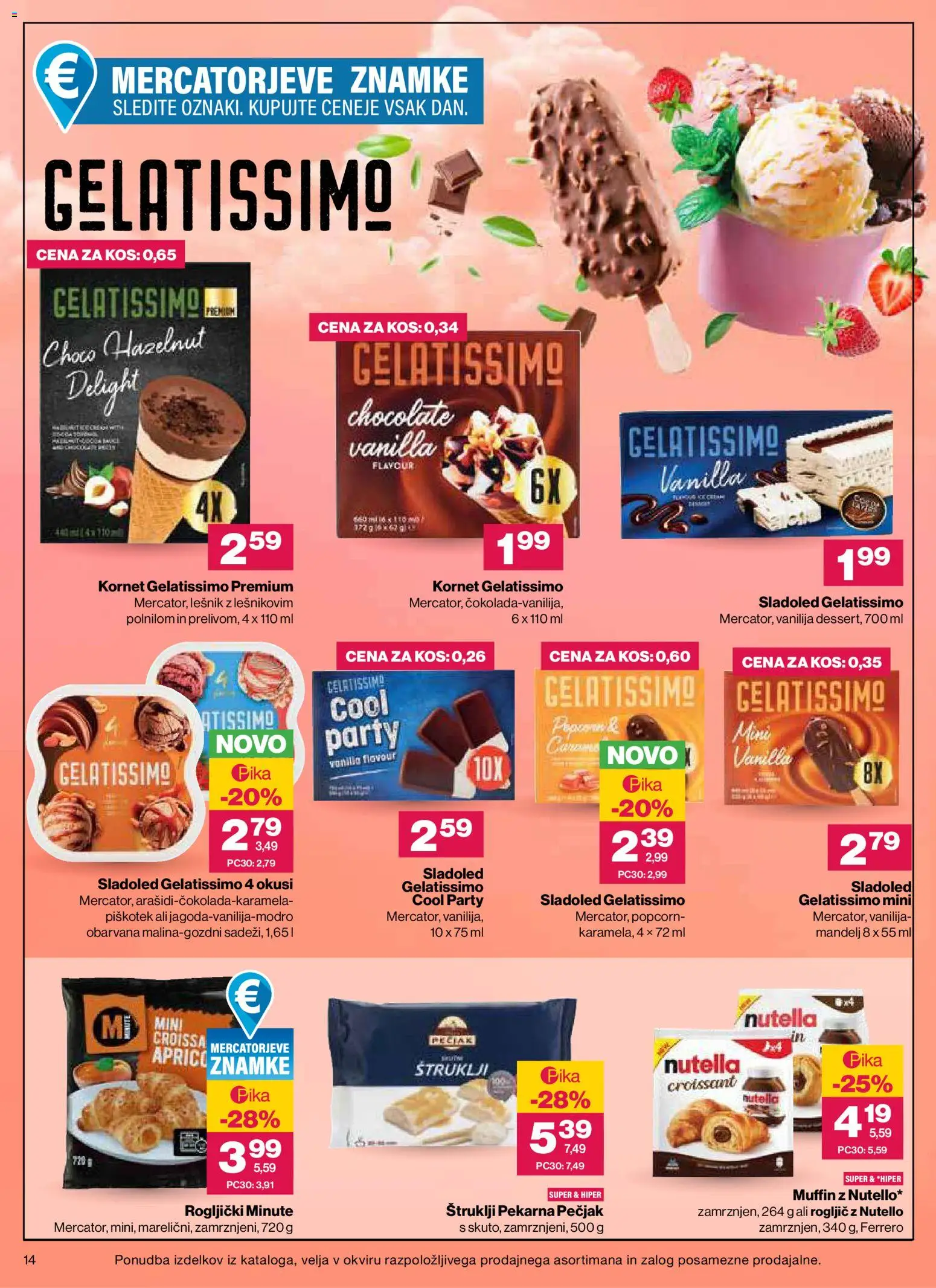 Novi Mercator katalog ponudbe – veljaven od 23.07.2026 | Stran: 14