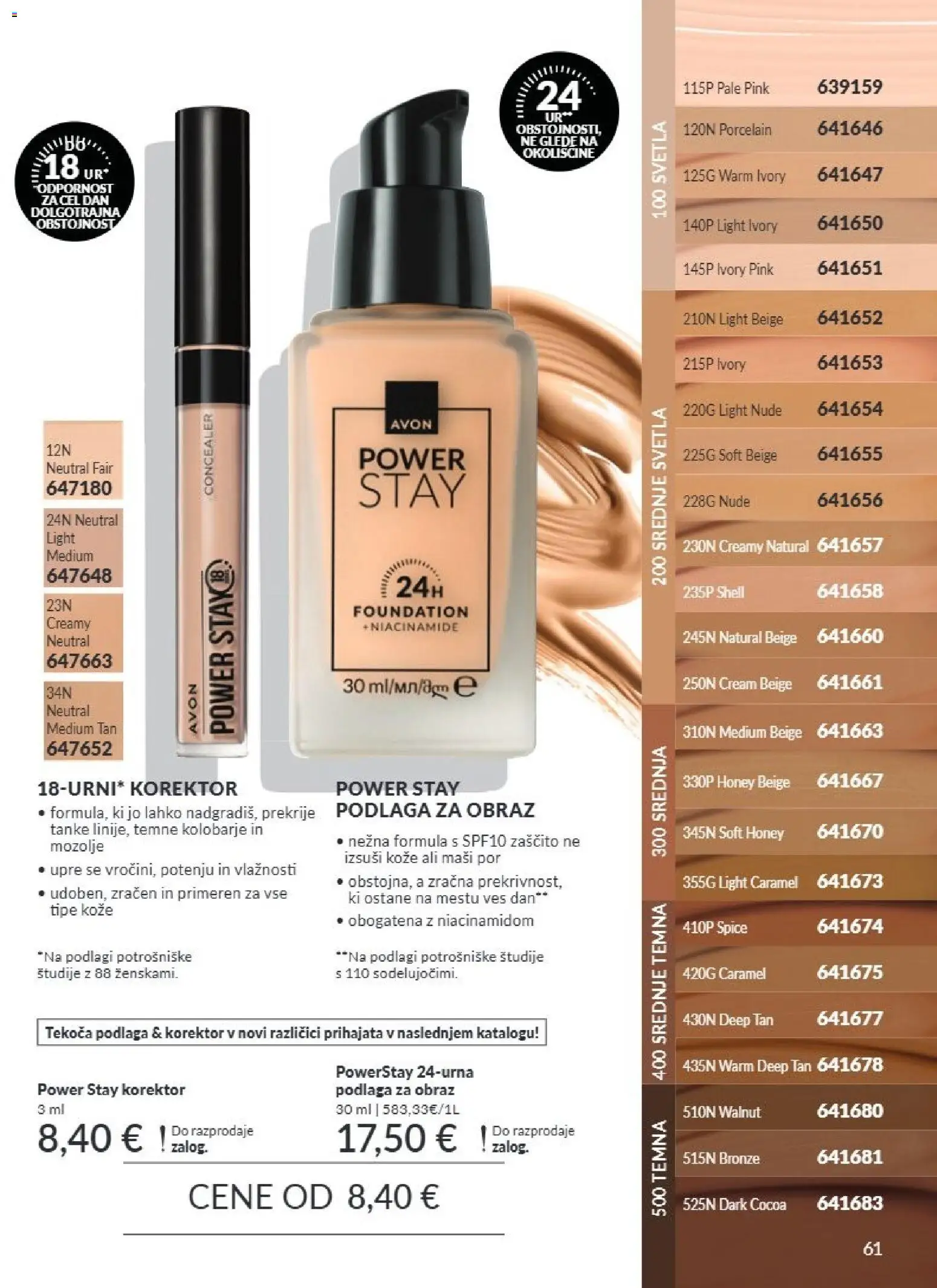 Novi Avon katalog ponudbe – veljaven od 01.09.2026 | Stran: 61 | Izdelki: Korektor, Por