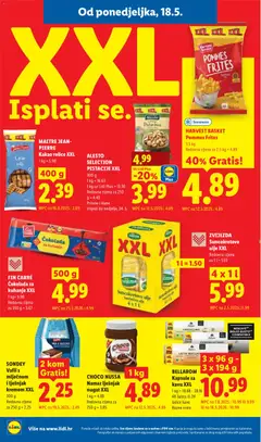 ALESTO SELECTION PISTACIJE XXL, Pistachios, 300 g, pržene i slane - Pregled kataloga iz trgovine Lidl, vrijedi od 18.05.2026 | Stranica: 8