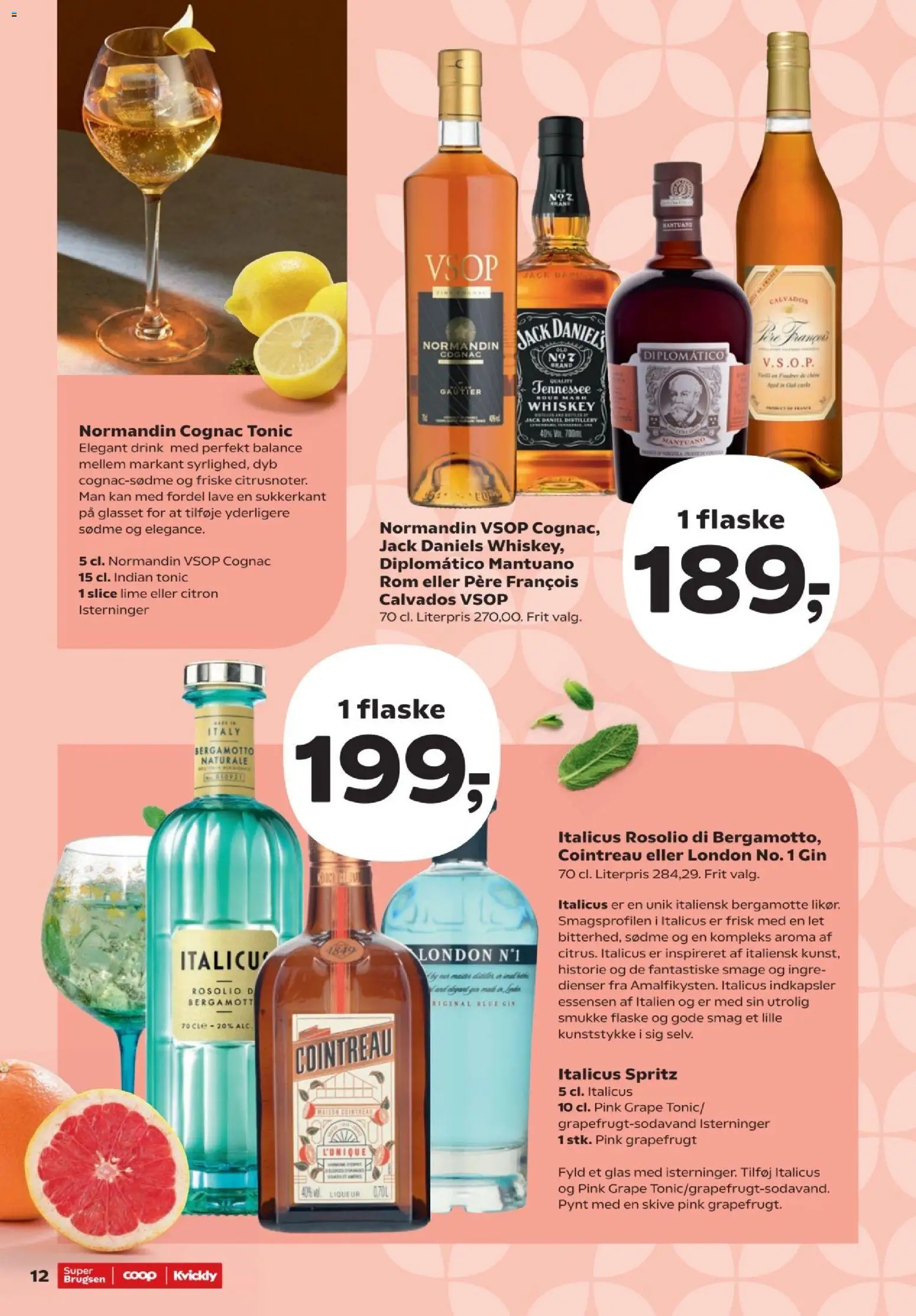 Super Brugsen tilbudsavis – gyldig fra 29.05.2026 | Side: 12 | Produkter: Gin, Lime, Rom