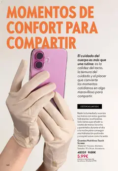 Vista previa Oriflame catálogo - Campaña 7 válido desde el 13.05.2026 | Página: 148 | Productos: Crema de manos, Guantes, Crema