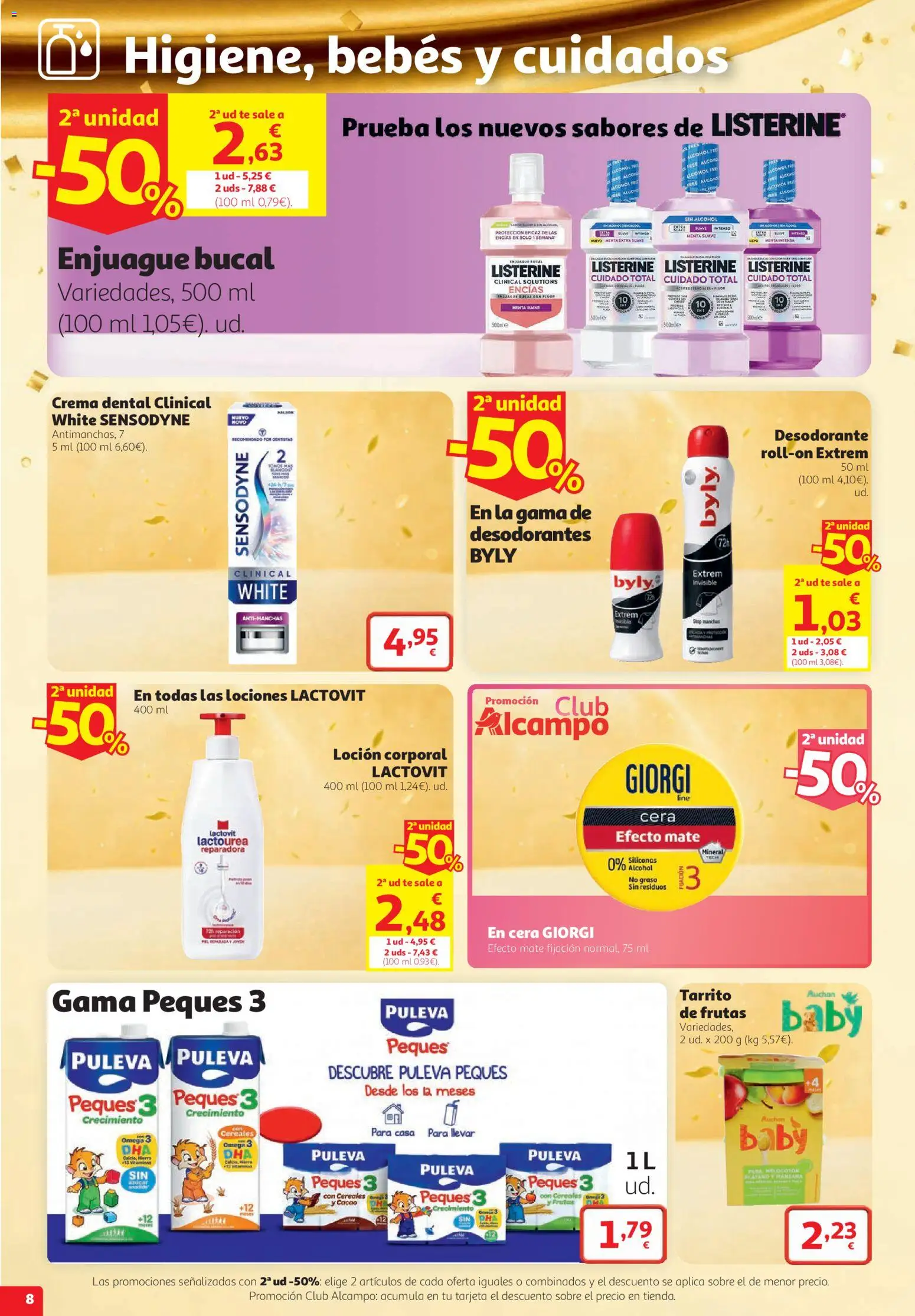 Alcampo folleto Reus │ válido desde el 22/10/2026 | Página: 8 | Productos: Omega, Desodorante, Cereales, Té