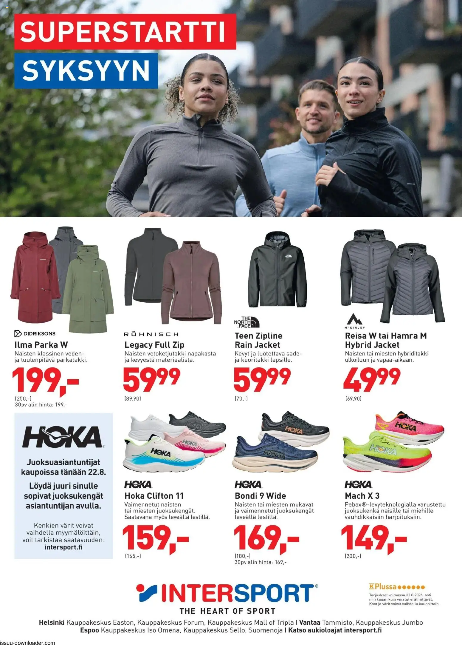 Intersport Helsingin Sanomat – voimassa 24/08/2026 alkaen | Sivu: 1