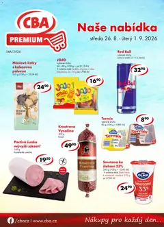 Náhled letáku CBA leták - Premium od 26.08.2026