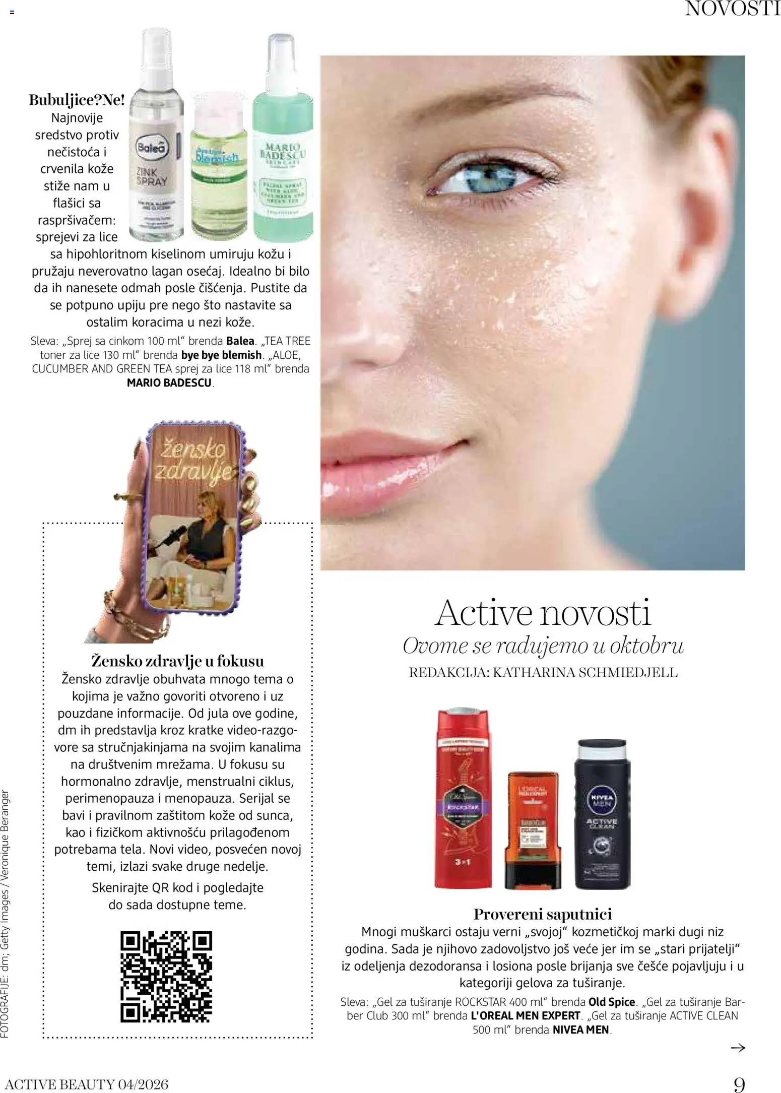 DM Drogerie katalog - važi od 15.10.2026 | Strana: 9 | Proizvode: Sto, Nivea, Toner