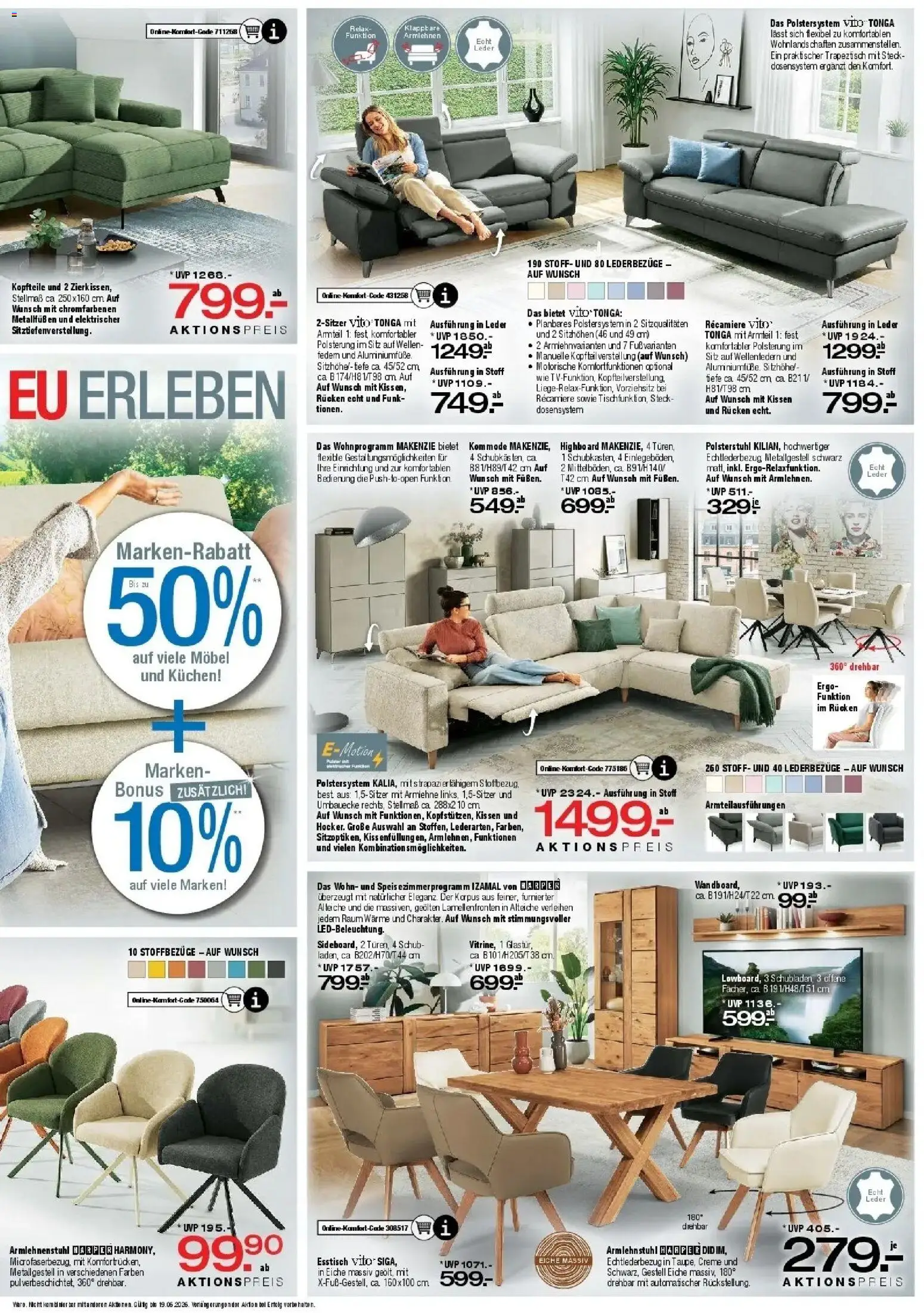 Ostermann Neue Möbel wirken Wunder – gültig ab 23.05.2026 | Seite: 7 | Produkte: Esstisch, Kissen, Creme, Kuchen