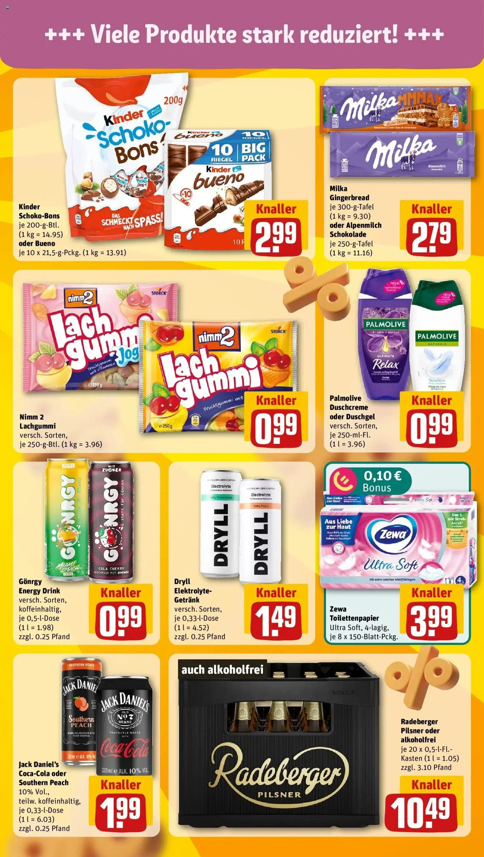 REWE Prospekt ab 21.09.2026 zum Blättern » Angebote | Seite: 5 | Produkte: Jack Daniel's, Milka, Duschgel, Duschcreme