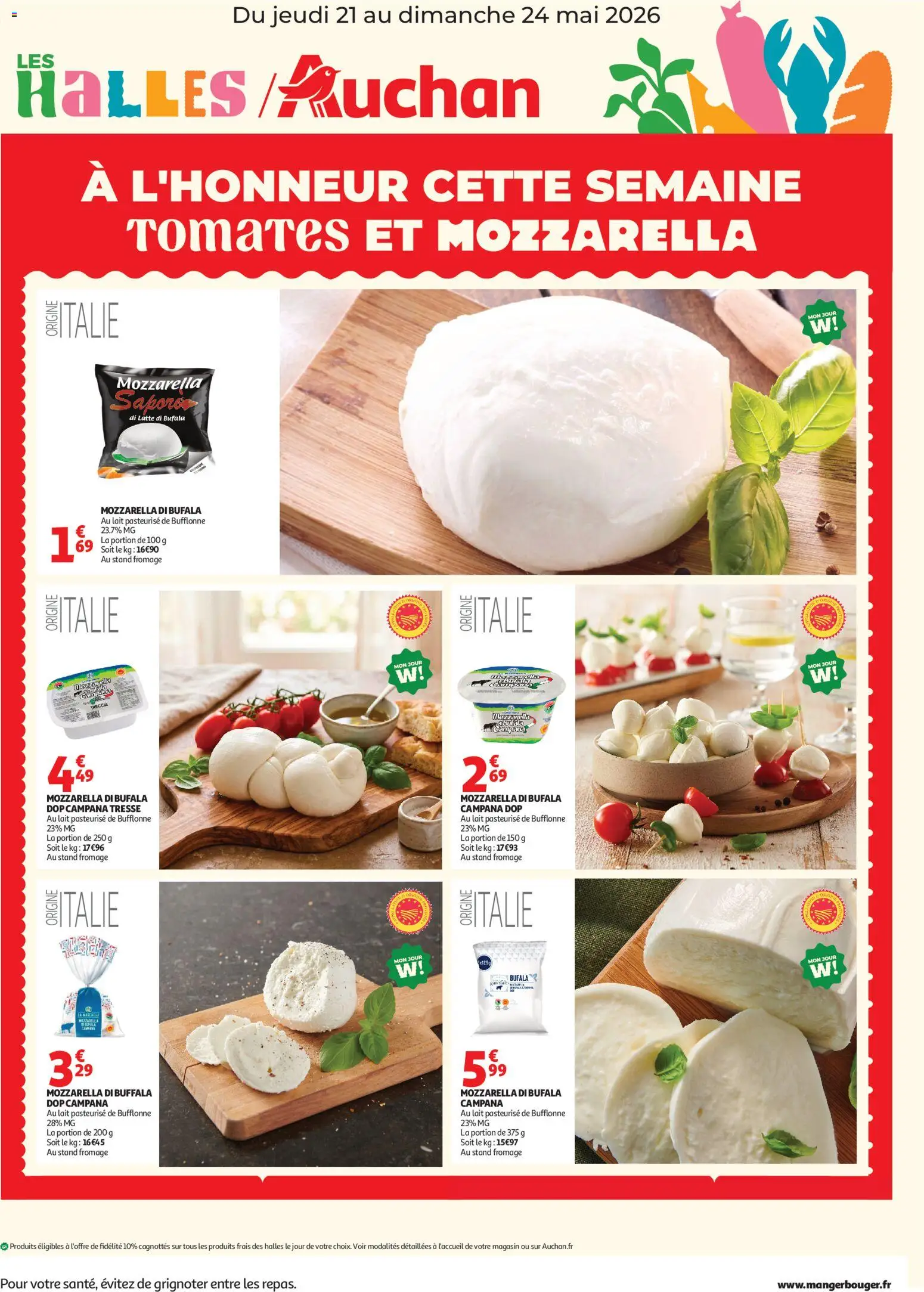 {H1} | Pagina: 2 | Producten: Mozzarella, La