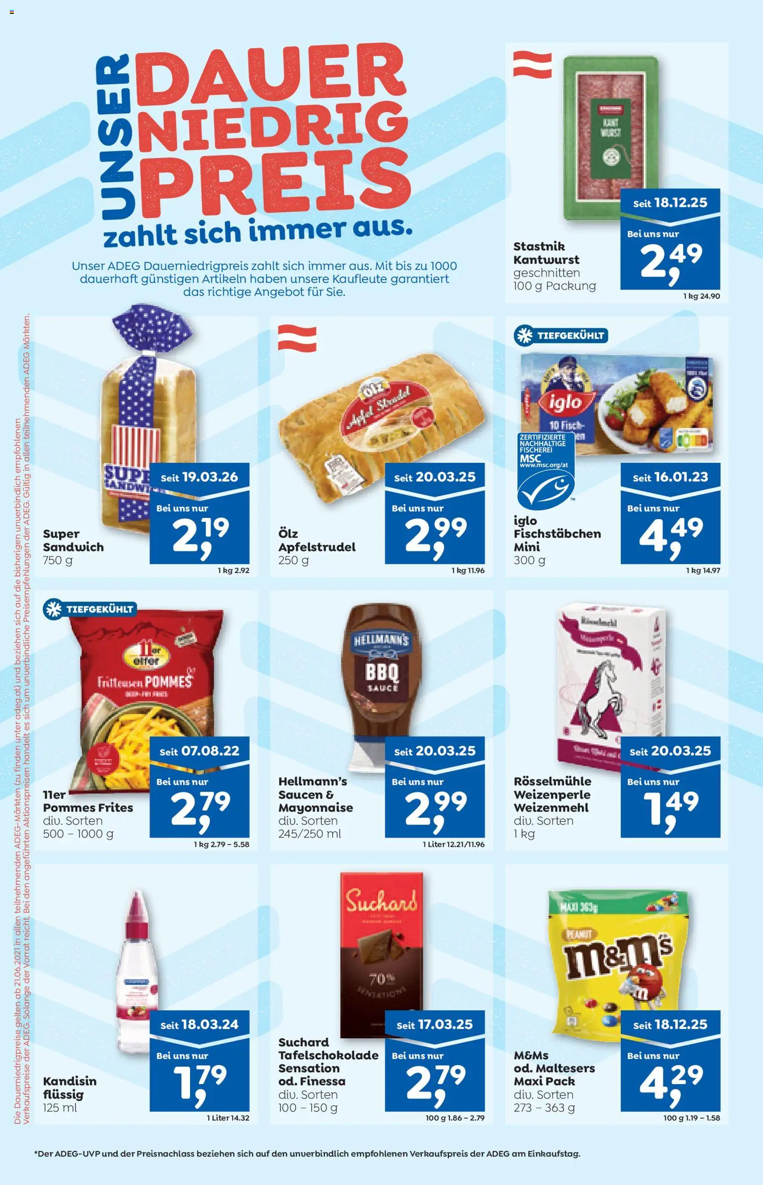 ADEG Flugblatt gültig ab 28.05.2026 | Seite: 6 | Produkte: Mayonnaise, Äpfel, Fisch