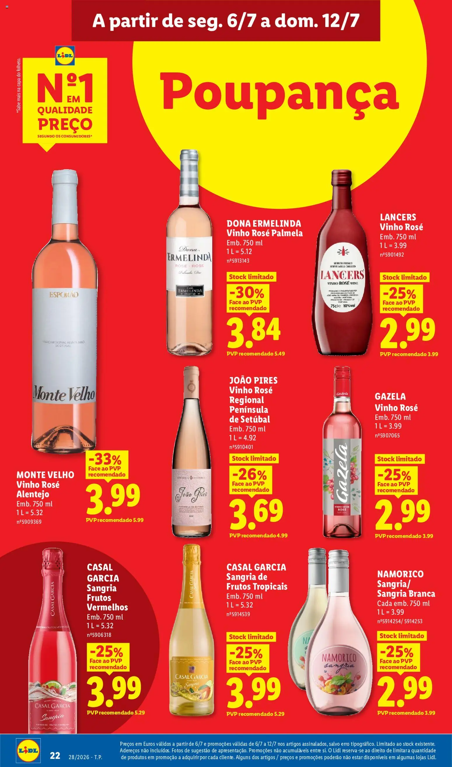 Lidl folheto │ válido de 06/07/2026 | Página: 22 | Produtos: Vinho