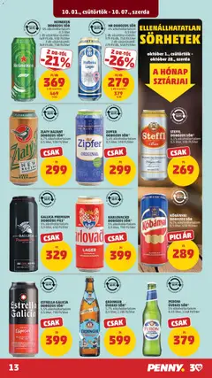 PERONI ÜVEGES SÖR*, 5% alkoholtartalom, 0,33 liter, 1148 Ft/liter - amely érvényes a következő dátumtól: 2026.10.01. | Oldal: 17