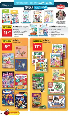 Pogląd oferty "Biedronka gazetka - Hity i inspiracje" - ważna od 12.09.2026 | Strona: 18 | Produkty: Kubuś, Lego, Książki, Lego Minecraft