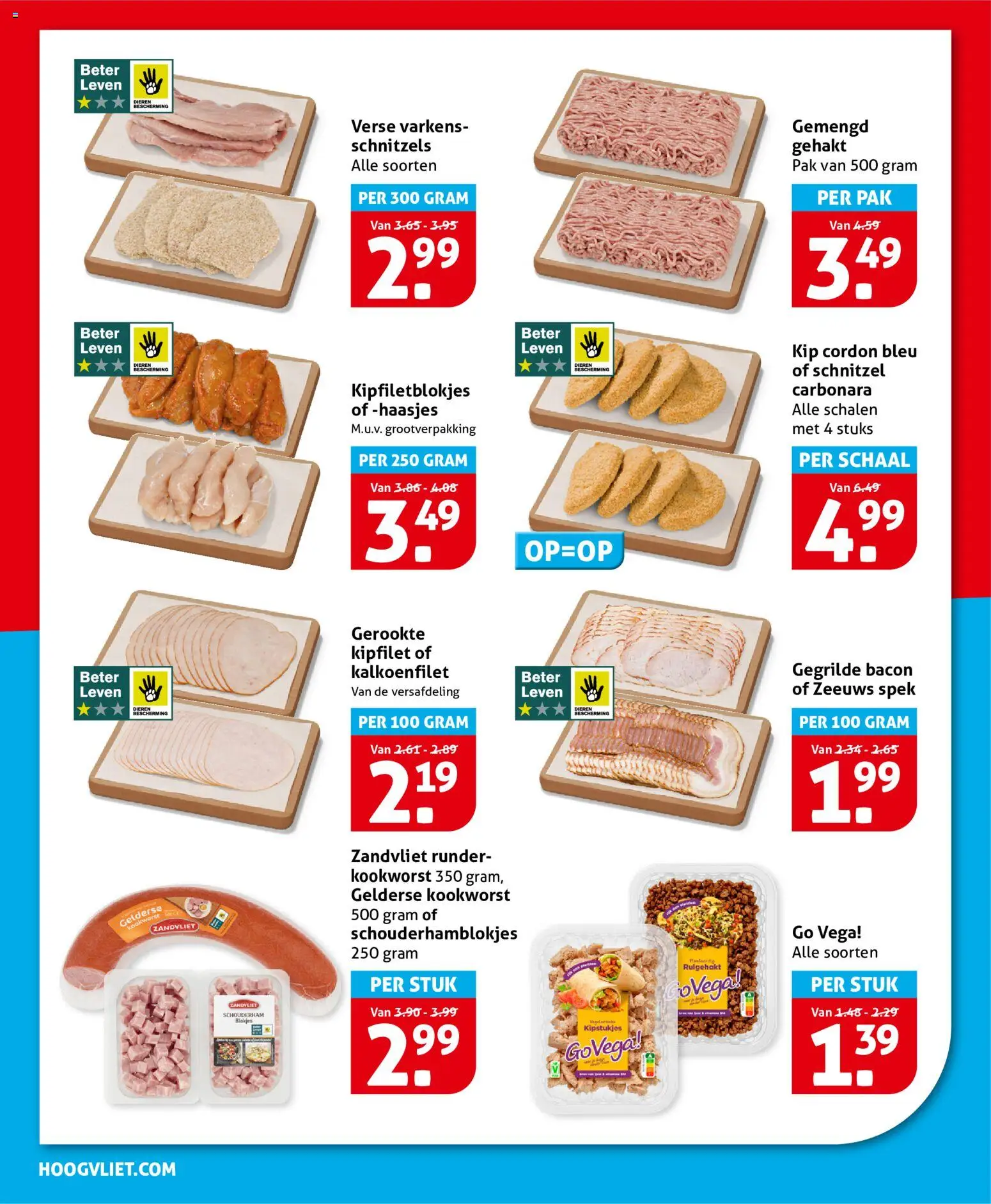 {H1} | Pagina: 12 | Producten: Schaal, Bacon, Schnitzels, Kip