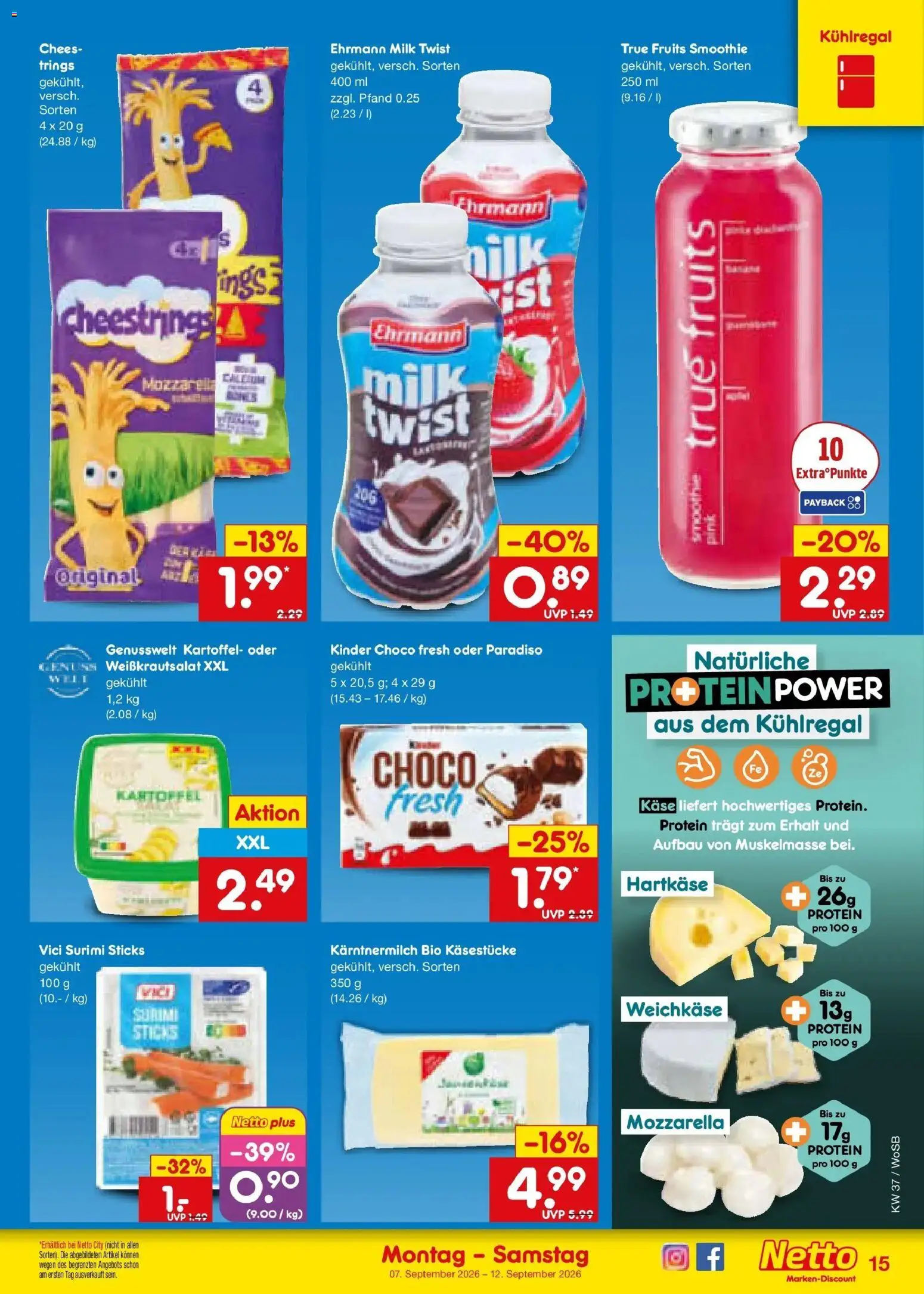 Netto Marken-Discount Prospekt Ludwigshafen-Edigheim – gültig ab 07.09.2026 | Seite: 21 | Produkte: Käse, Mozzarella