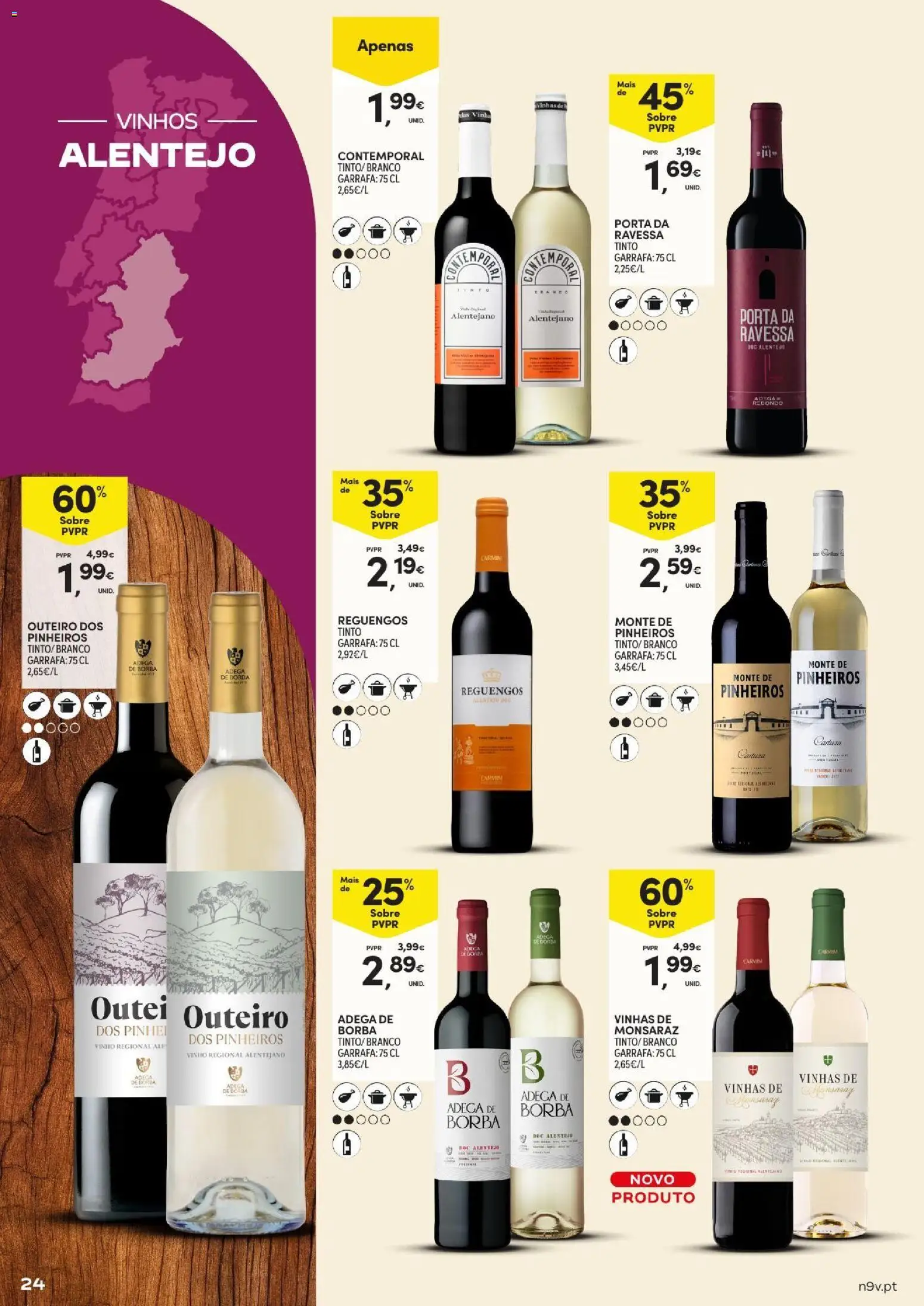 Continente Açores Vinhos, Enchidos e Queijos │ válido de 22/09/2026 | Página: 24 | Produtos: Porta, Vinho
