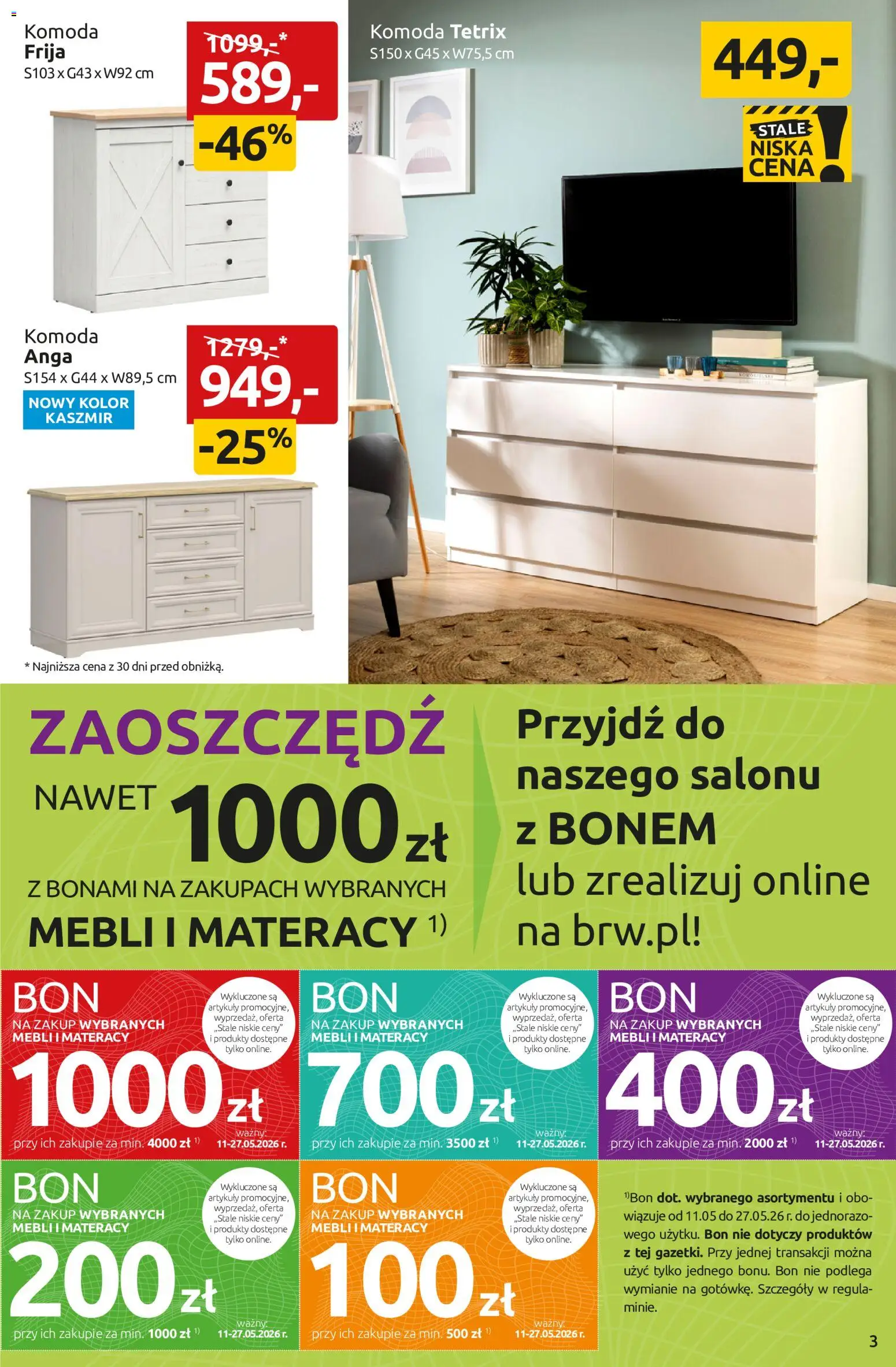 Black Red White promocje od 11.05.2026 | Strona: 3 | Produkty: Komoda