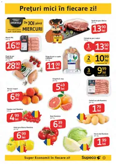 Ofertele Supeco valabile de la 09.07.2026 | Pagină: 11 | Produse: Hacıyatmaz Kedi Oyuncağı, Roșii, Cartofi, Cârnați