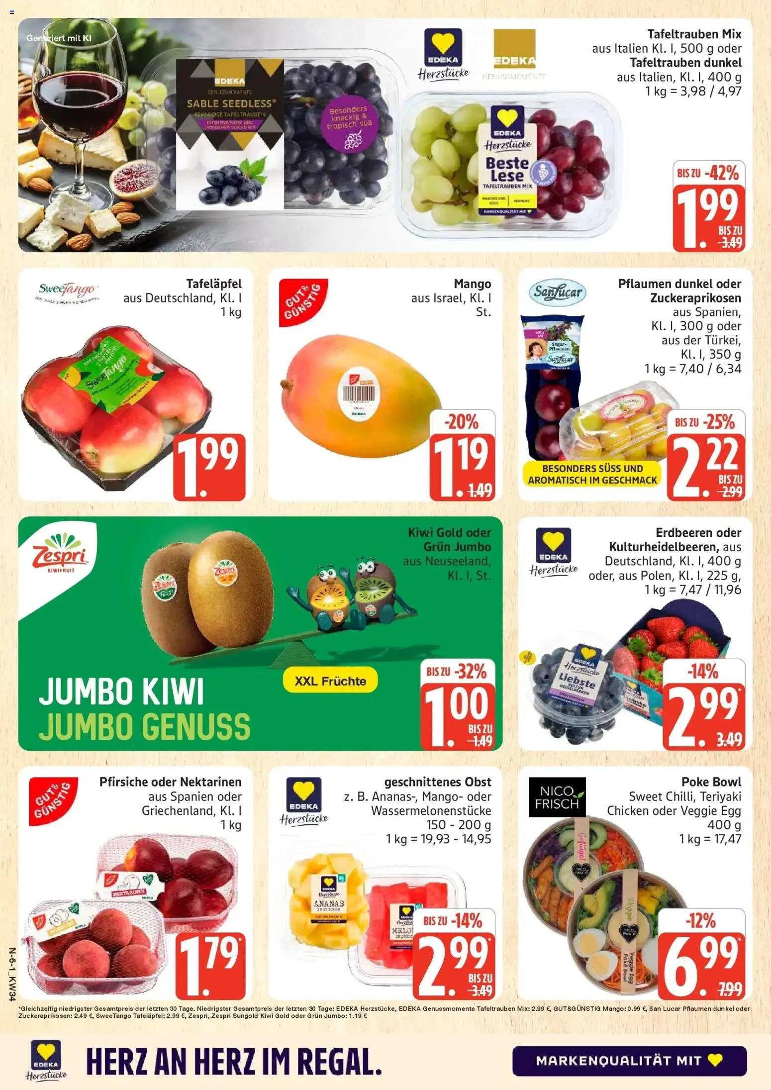 Marktkauf Prospekt Cuxhaven (ab 17.08.2026) » Angebote online | Seite: 6 | Produkte: Pflaumen, Nektarinen, Ananas, Erdbeeren