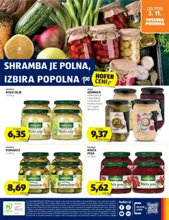 Hofer katalog akcije – veljaven od 28.10.2026 | Stran: 19 | Izdelki: Leča, Kumarice, Pesa, Zelje
