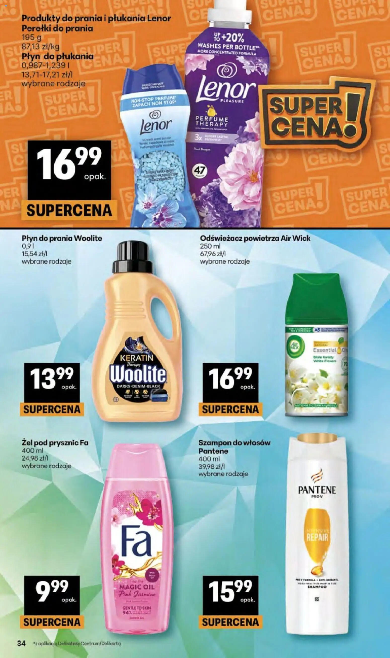 Delikatesy Centrum gazetka - Sklepy Własne od 14.05.2026 | Strona: 34 | Produkty: Odświeżacz, Delikatesy, Szampon, Kwiaty