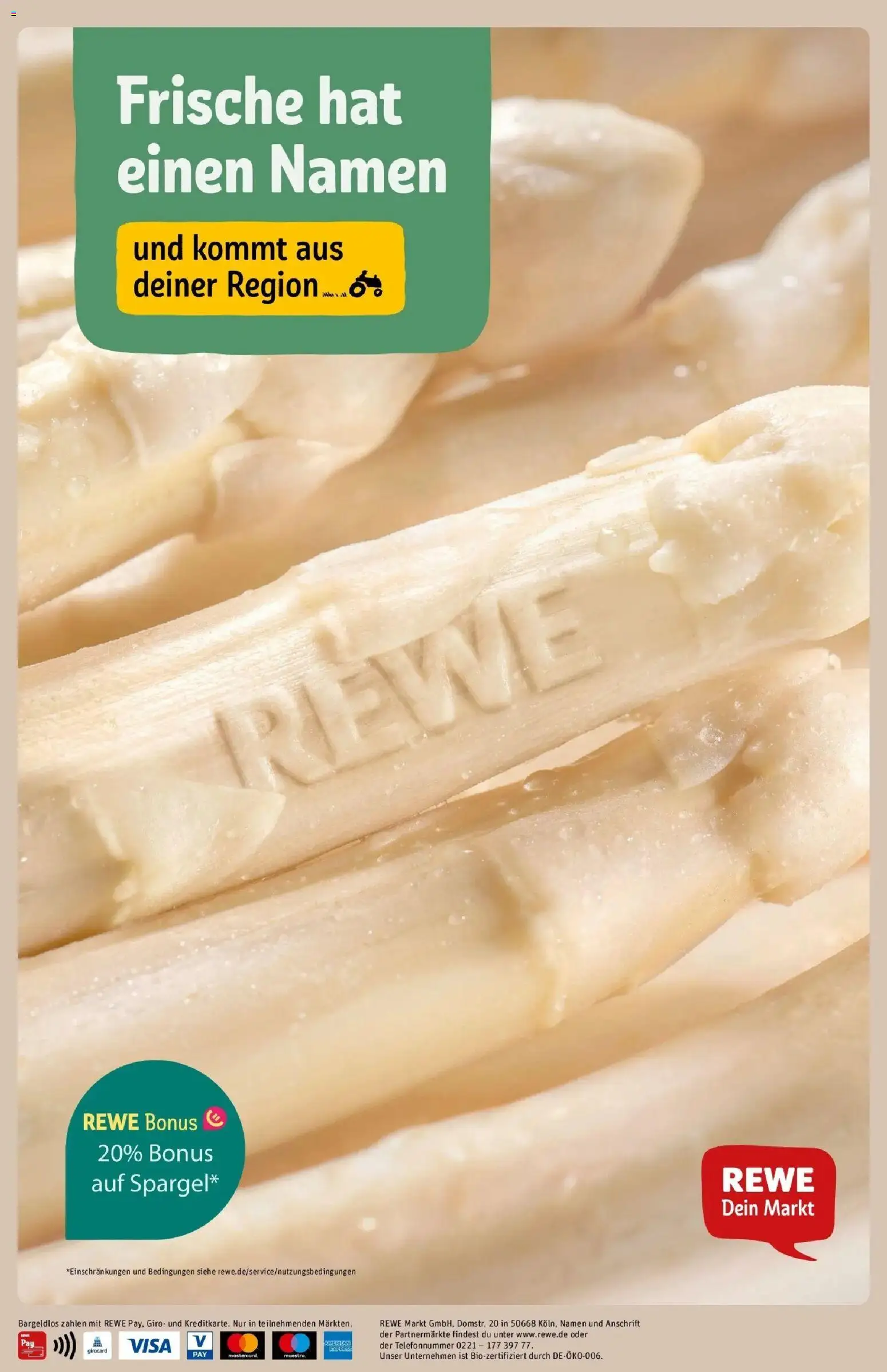 Rewe Prospekt Heidenheim	 – gültig ab 10.05.2026 | Seite: 32 | Produkte: Spargel