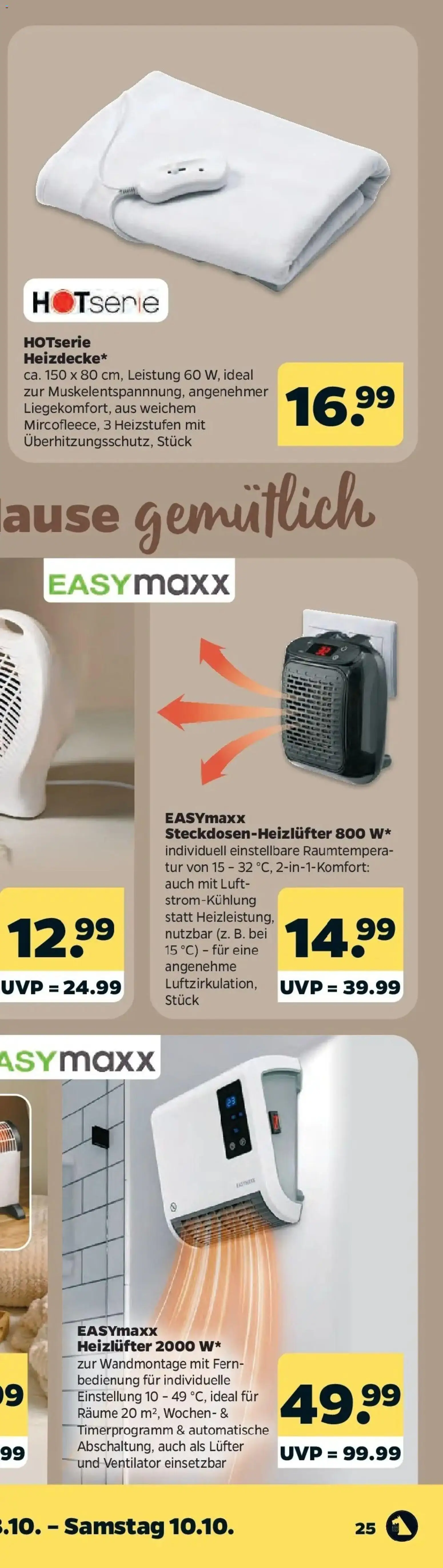 Netto Aktueller Prospekt ab 05.10.2026 → Angebote nächste Woche | Seite: 62 | Produkte: Ventilator, Tür
