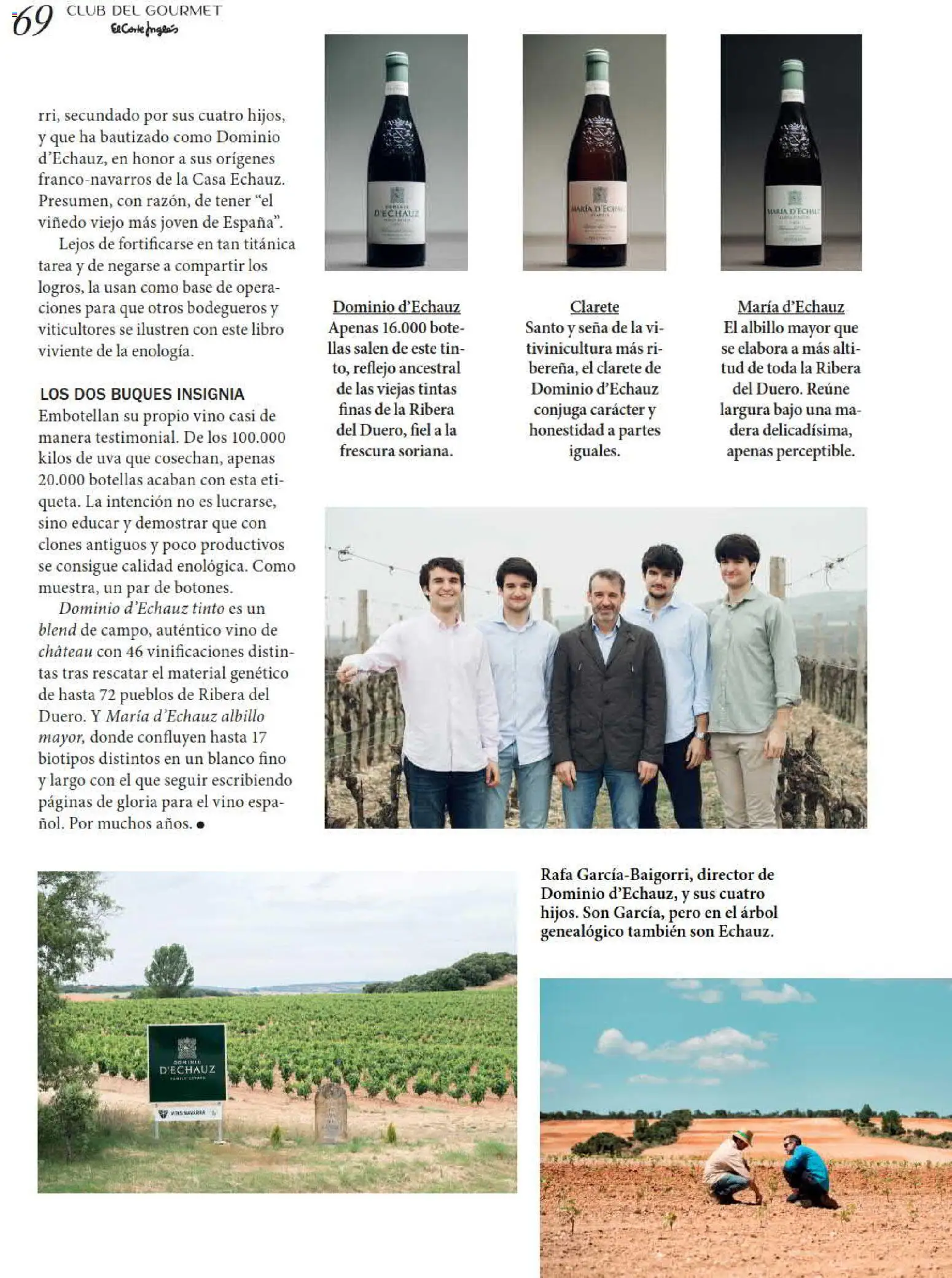 El Corte Inglés Gourmet Magazine │ válido desde el 01/10/2026 | Página: 69 | Productos: Vino