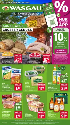 Wasgau Prospekt ab 14.09.2026 gültig