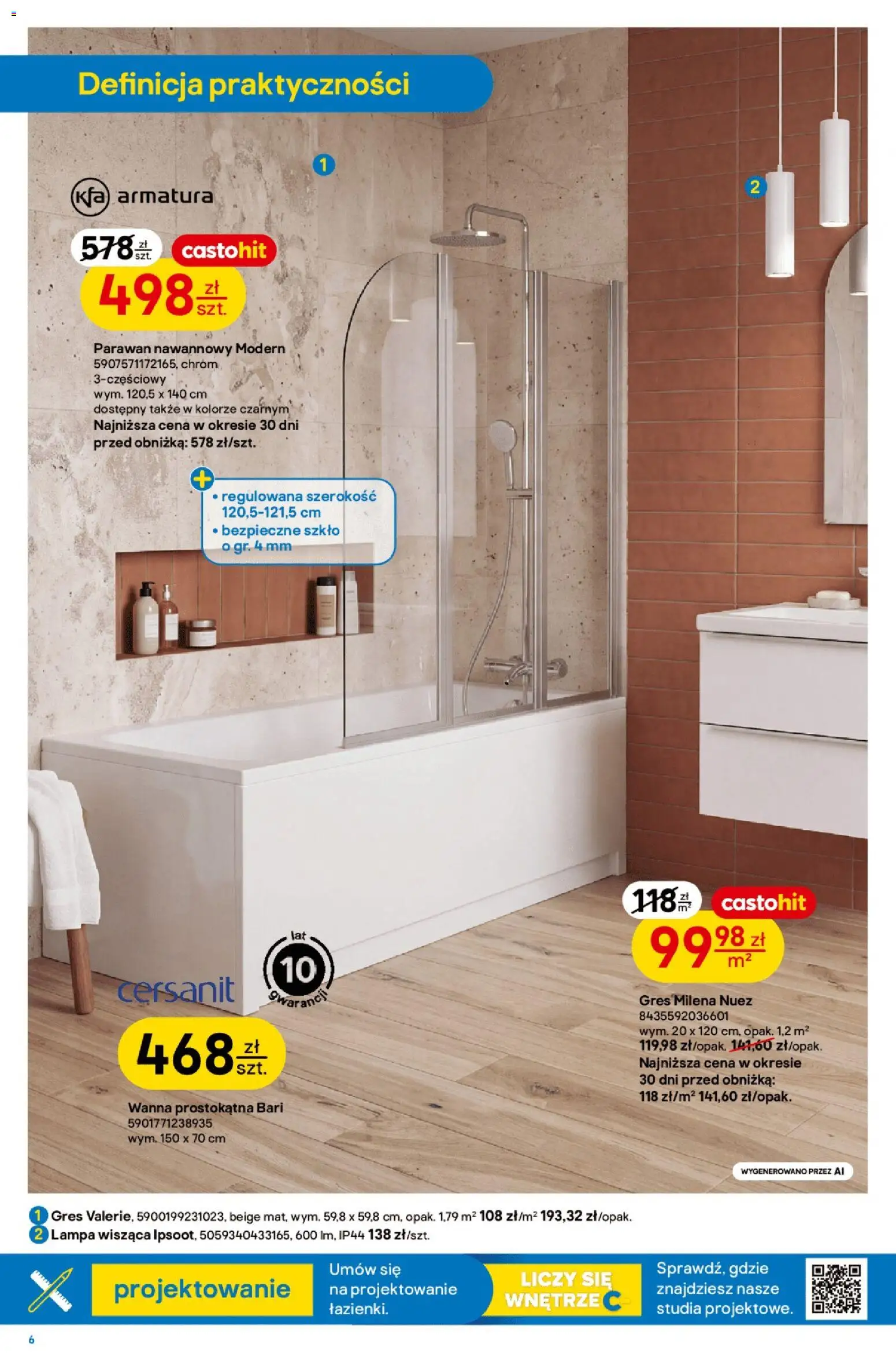Castorama gazetka od 16.09.2026 | Strona: 6 | Produkty: Lampa, Parawan