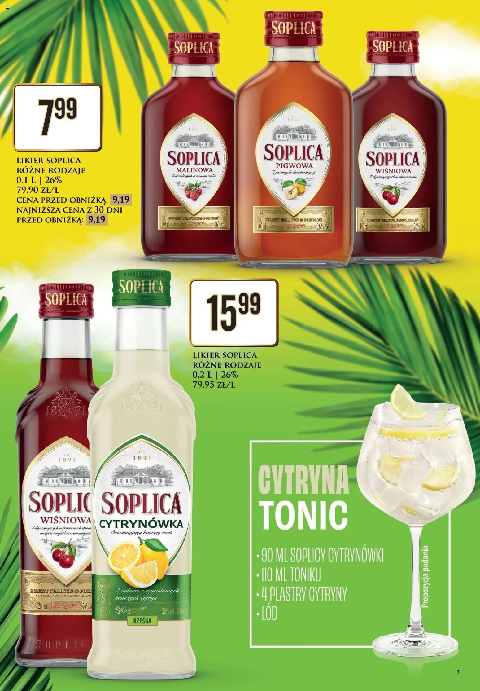 Dino gazetka alkoholowa od 17.07.2026 | Strona: 3 | Produkty: Cytryna, Cytryny