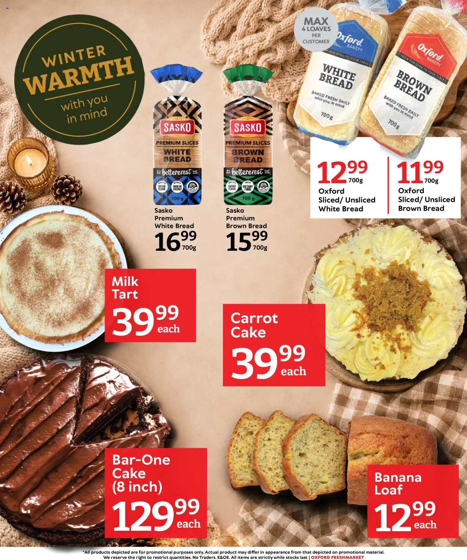 New Oxford Freshmarket catalogue – valid from 10.06.2026 | Page: 11 | Products: Cake, Bakery, Milk, Bread