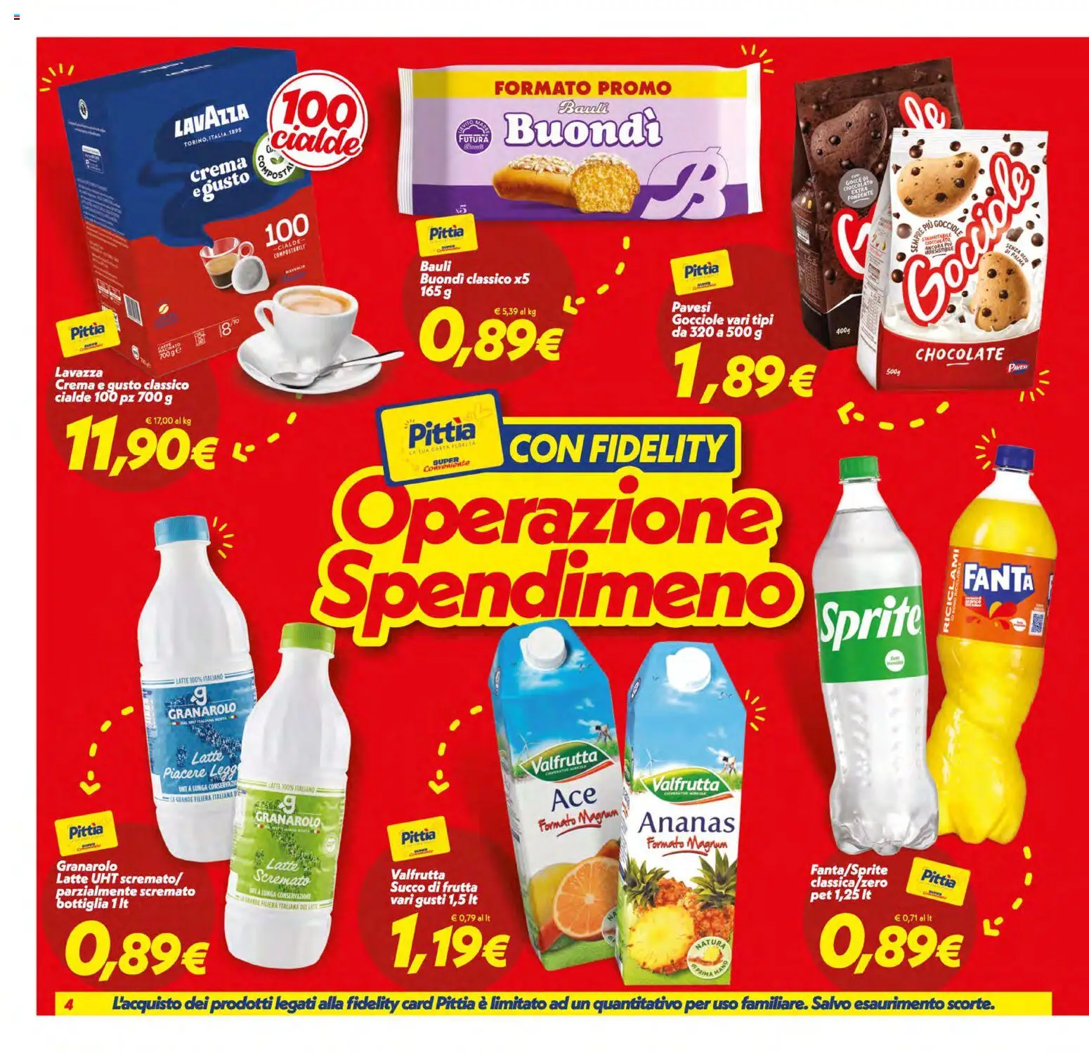 Volantino SuperConveniente del 30/06/2026 | Pagina: 4 | Prodotti: Crema, Succo, Frutta, Olio