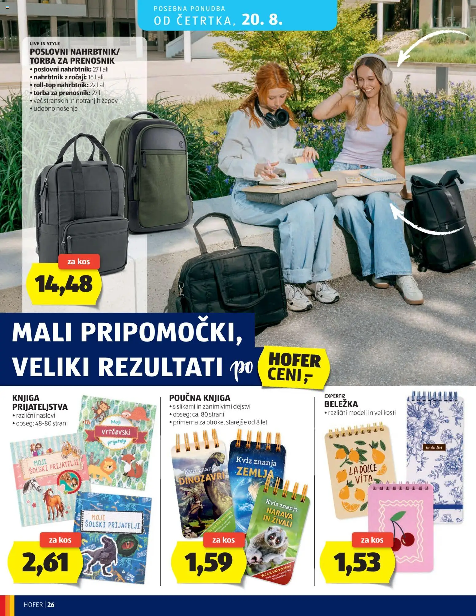 Novi Hofer katalog ponudbe – veljaven od 12.08.2026 | Stran: 26