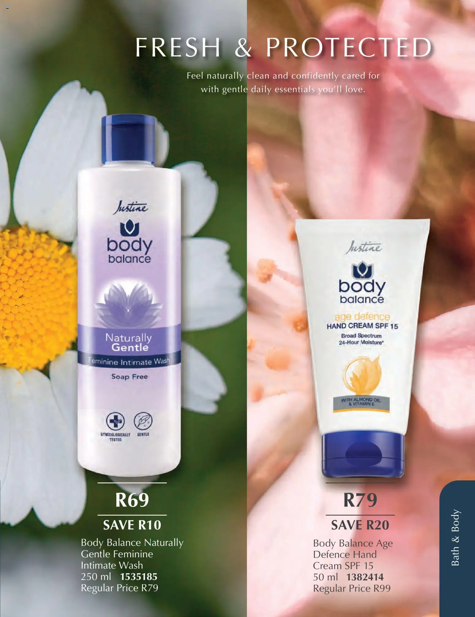 New Justine catalogue – valid from 01.04.2026 | Page: 81 | Products: Bath, Oil, Cream, Soap