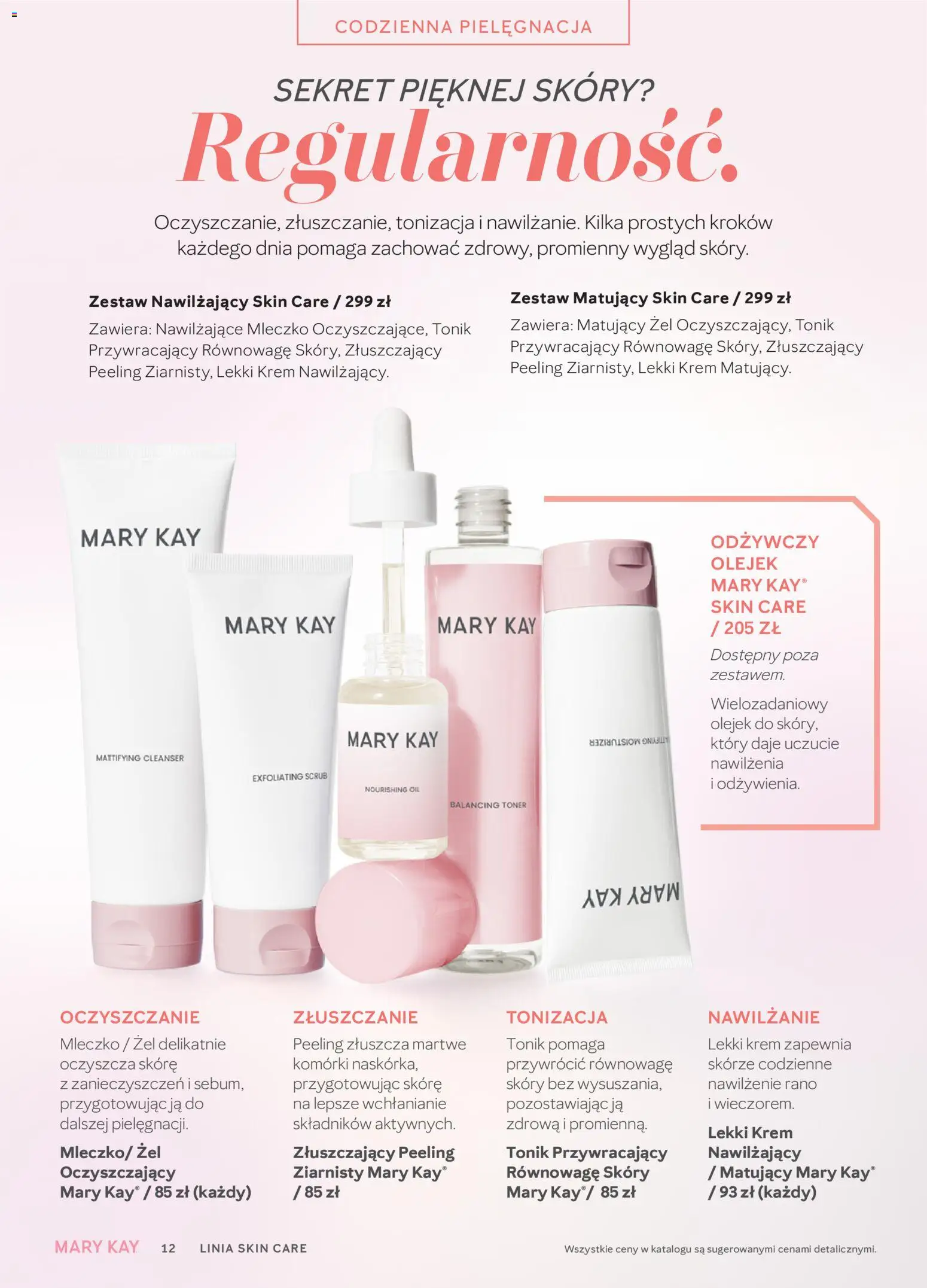 Mary Kay Katalog od 05.10.2026 | Strona: 12 | Produkty: Toner, Peeling, Krem, Tonik