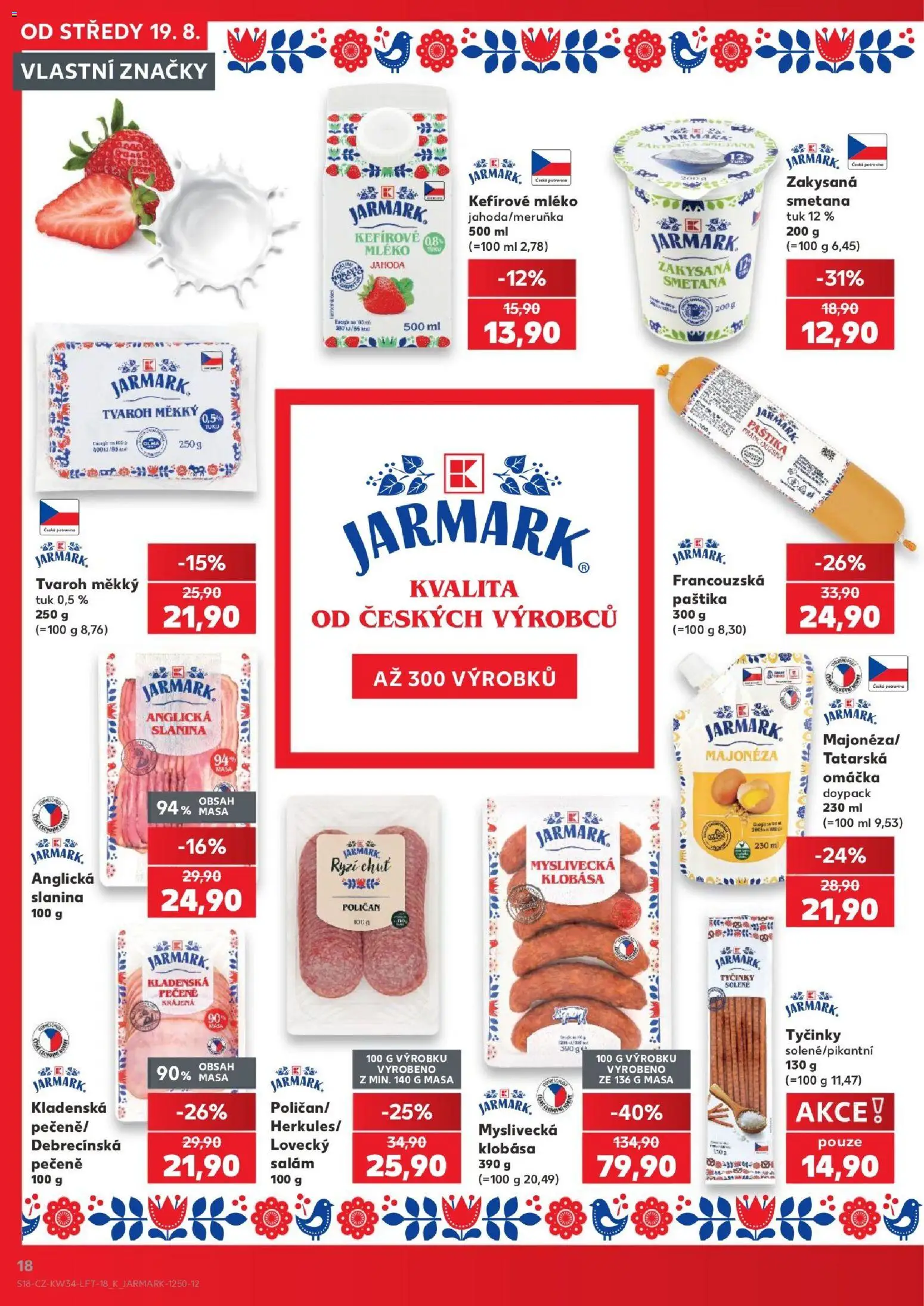 Kaufland leták - Plzeň od 19.08.2026 | Strana: 18