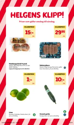Lime, Brasilien, Colombia, Mexiko, klass 1 - Förhandsvisning av reklamblad från butik Hemköp aktuell från 15.06.2026 | Sida: 18
