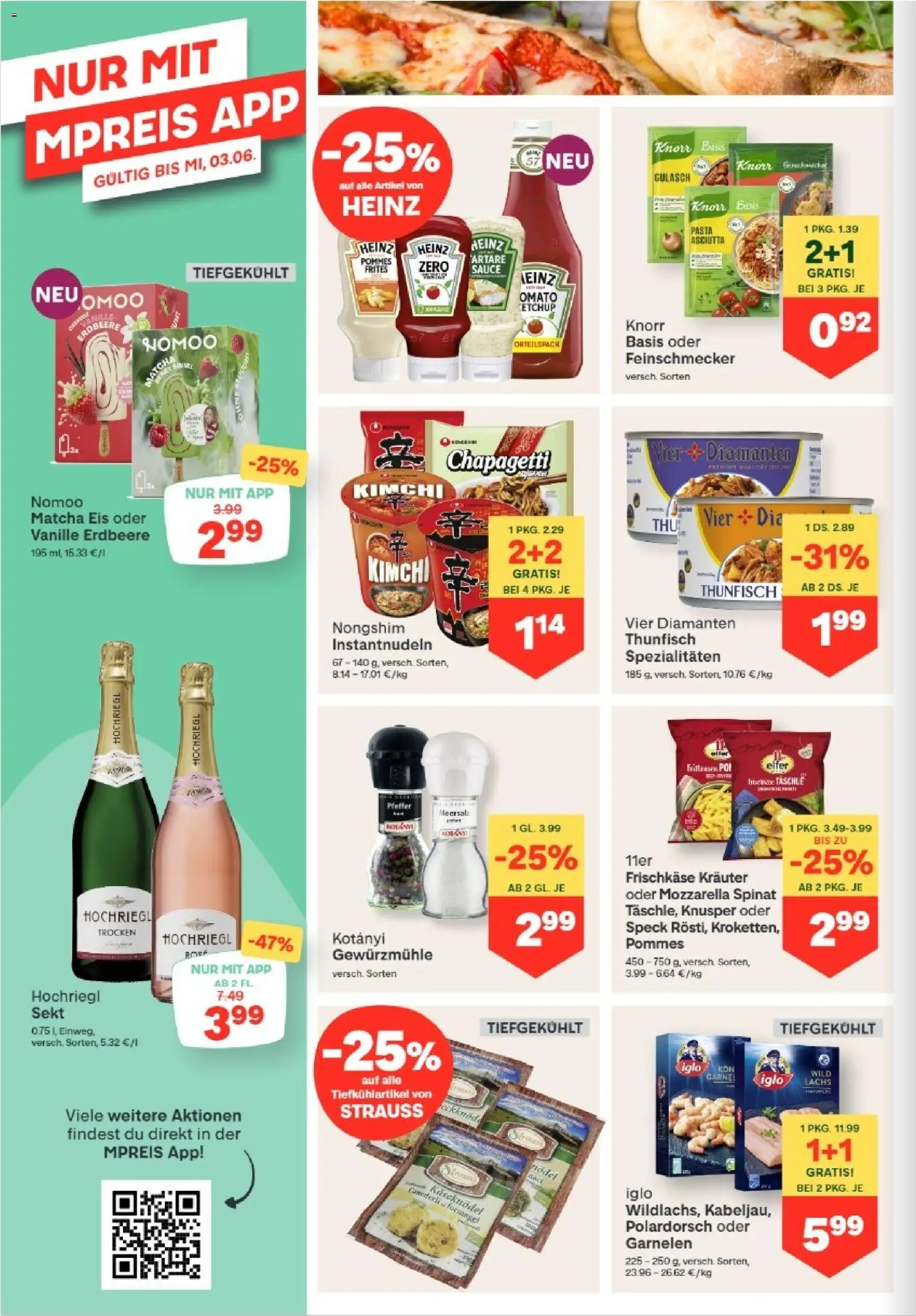 MPREIS Lenzing gültig ab 28.05.2026 | Seite: 8 | Produkte: Pasta, Rock, Eis, Pfeffer