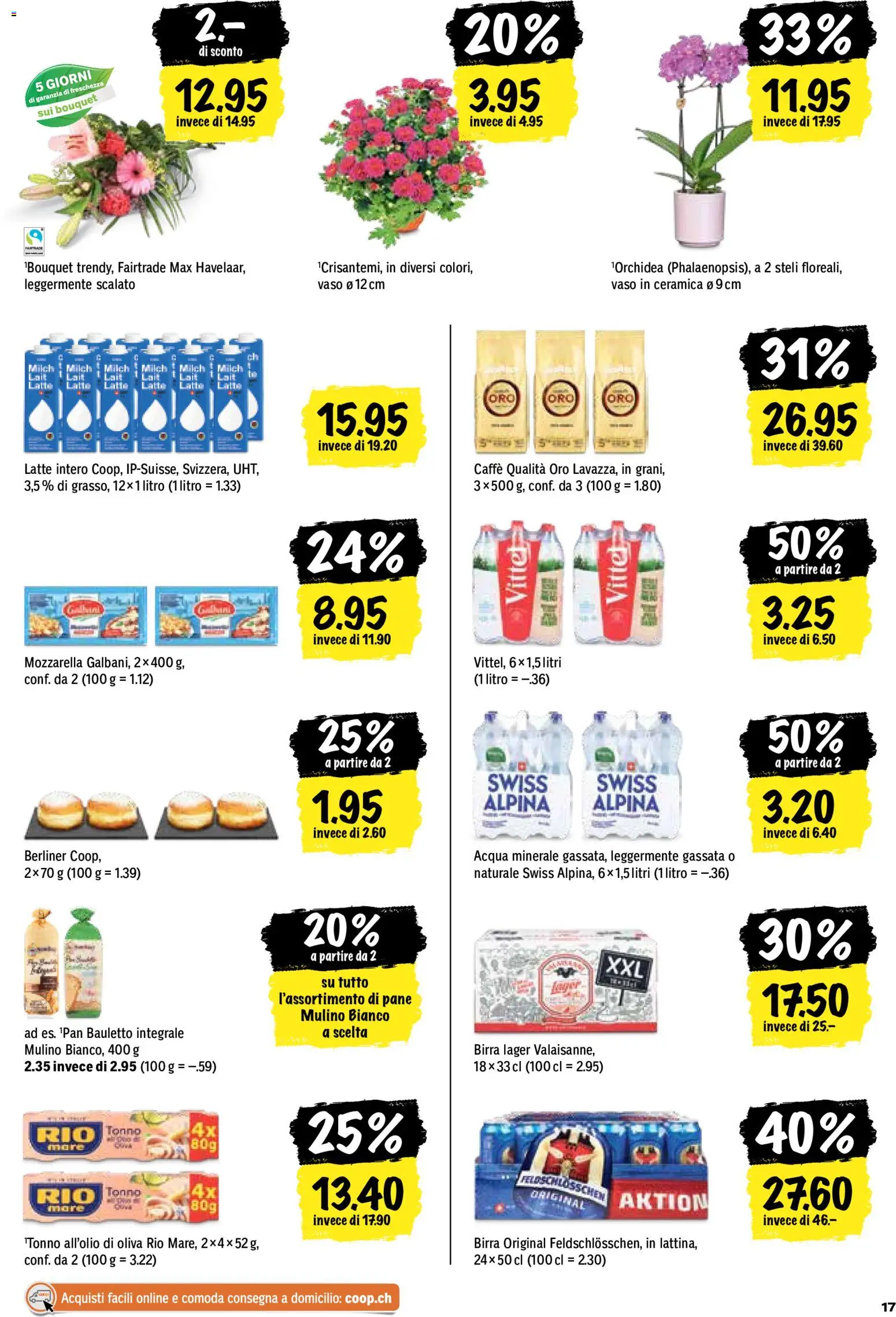 Coop aktionen IT – gültig ab 20.08.2026 | Seite: 17 | Produkte: Pane, Milch