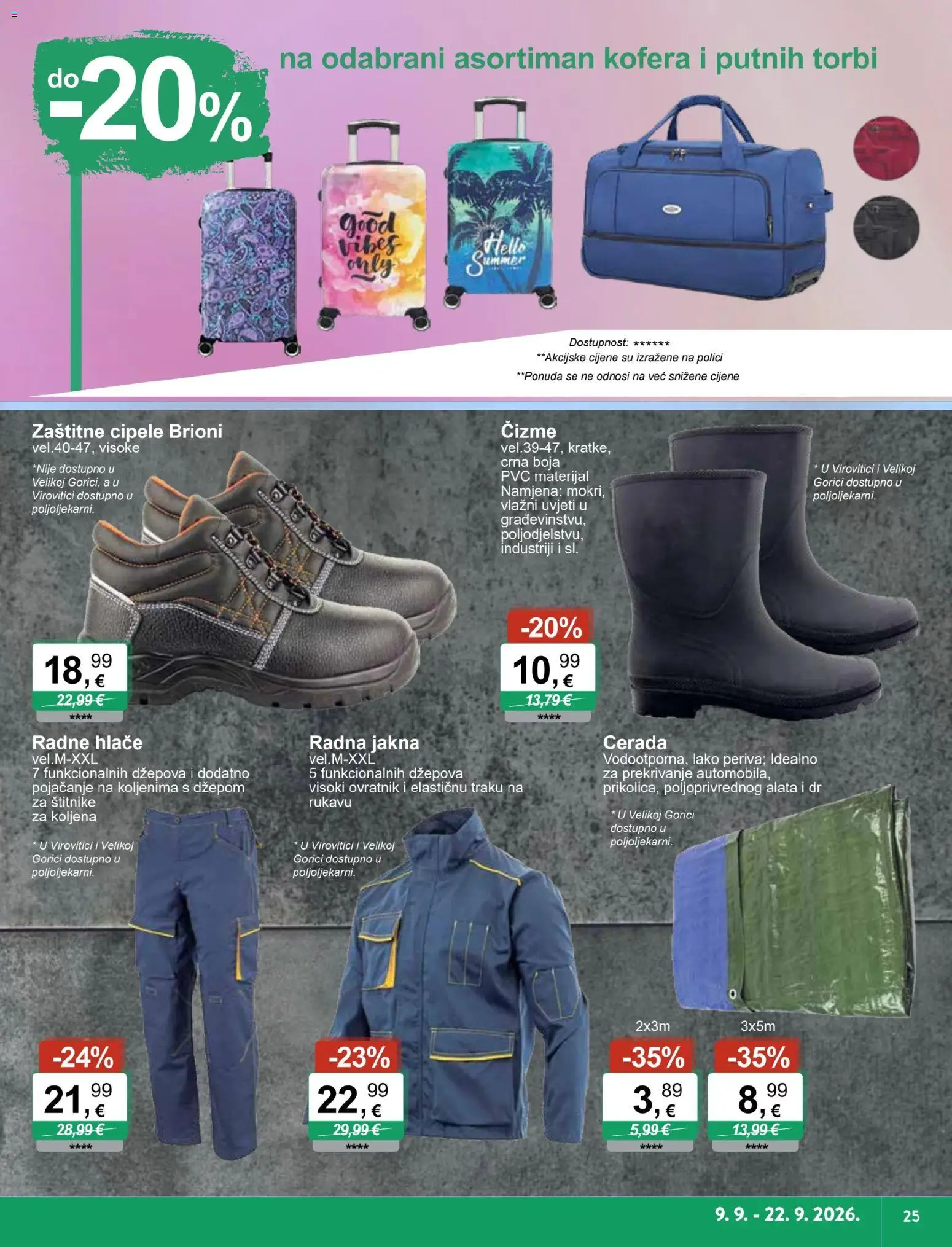 KTC katalog | vrijedi od 09.09.2026 | Stranica: 13 | Proizvodi: Radne hlače, Jakna, Čizme, Cipele