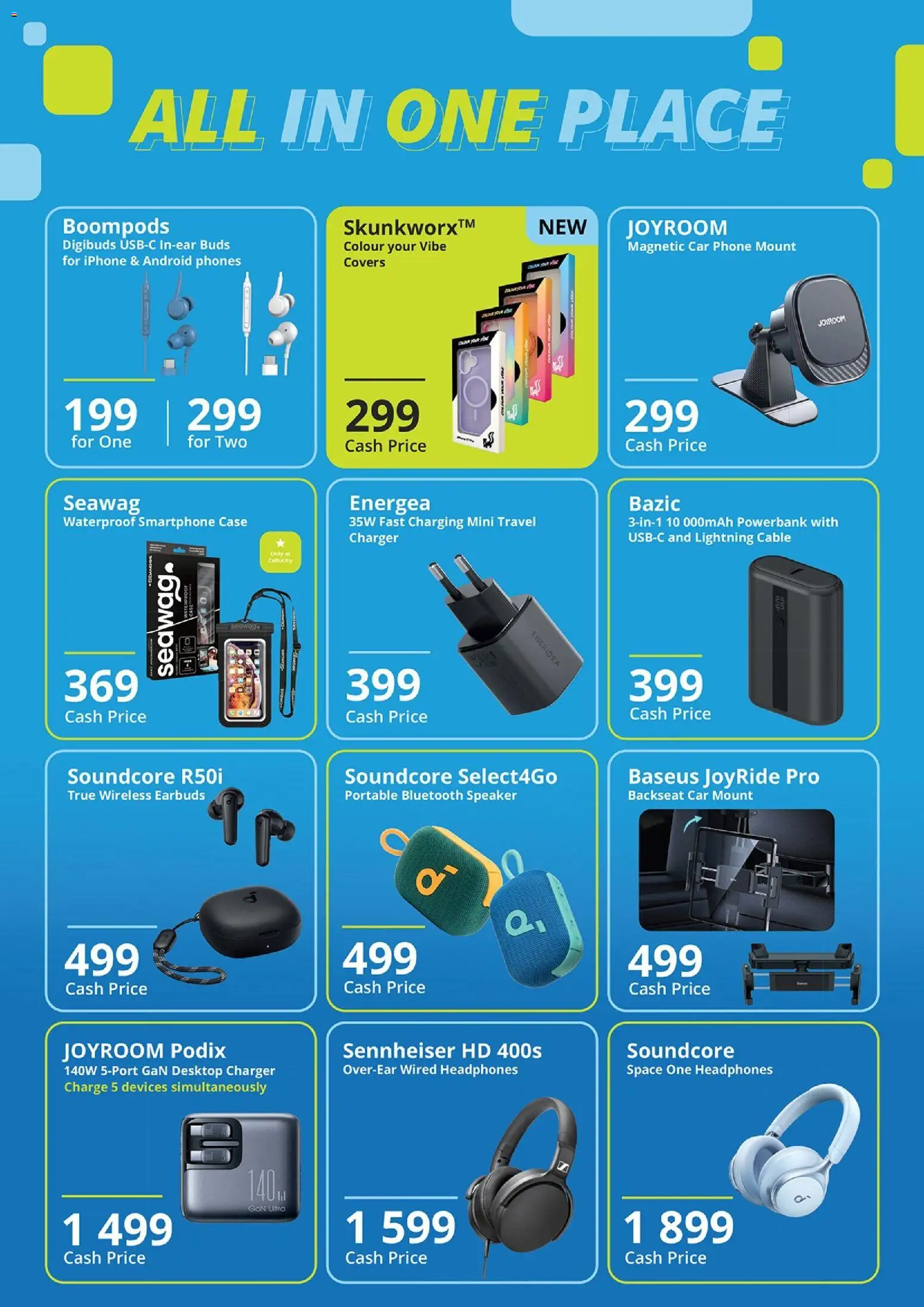 New Cellucity catalogue – valid from 07/07/2026 | Page: 23 | Products: Powerbank, Lightning cable, Headphones, Case