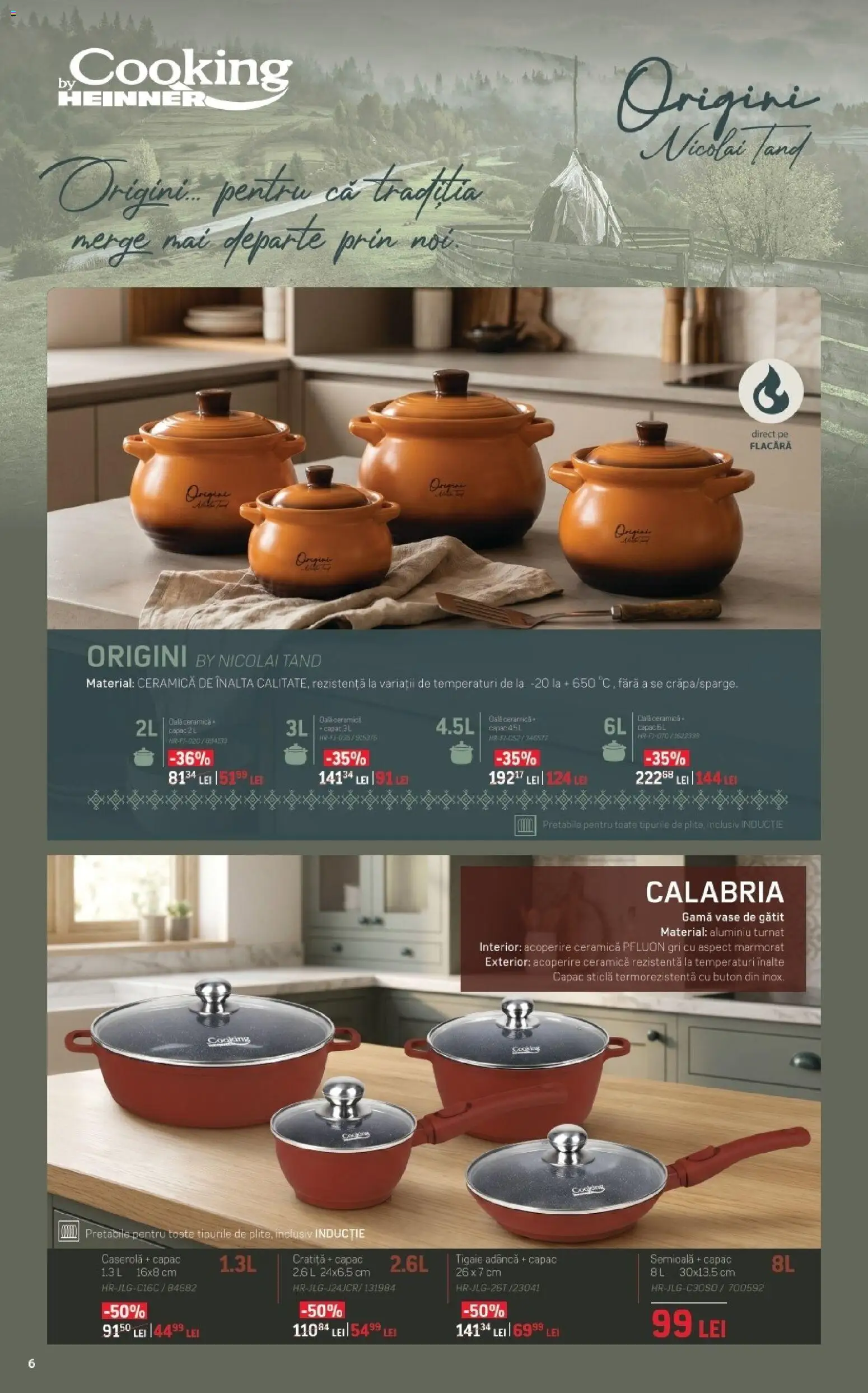 Noul catalog Selgros – valabil de la 05.06.2026 | Pagină: 6 | Produse: Tigaie, Cratiță, Oală