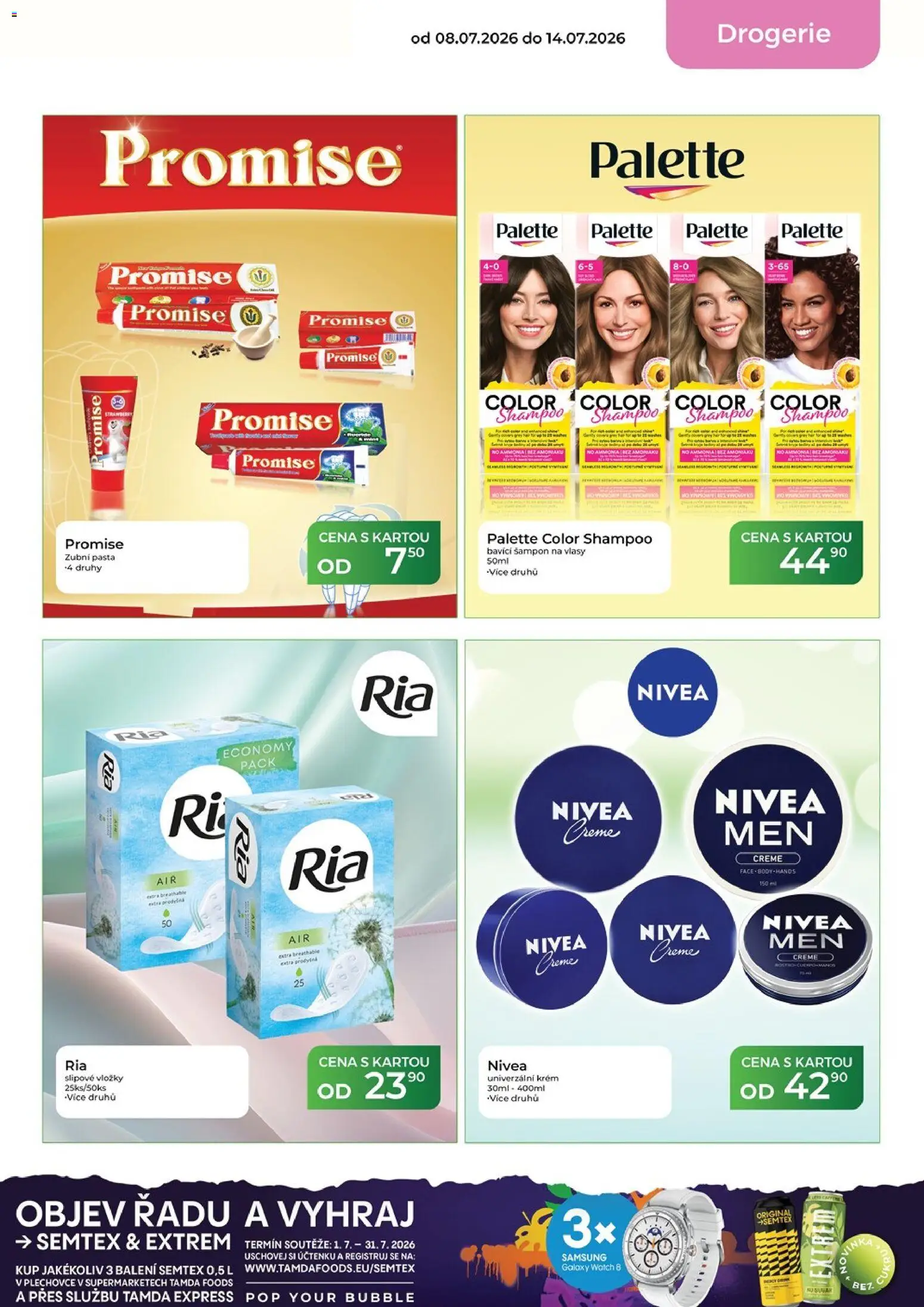 Tamda Foods leták od 08.07.2026 | Strana: 57 | Produkty: Samsung, Semtex, Drogerie, Šampon