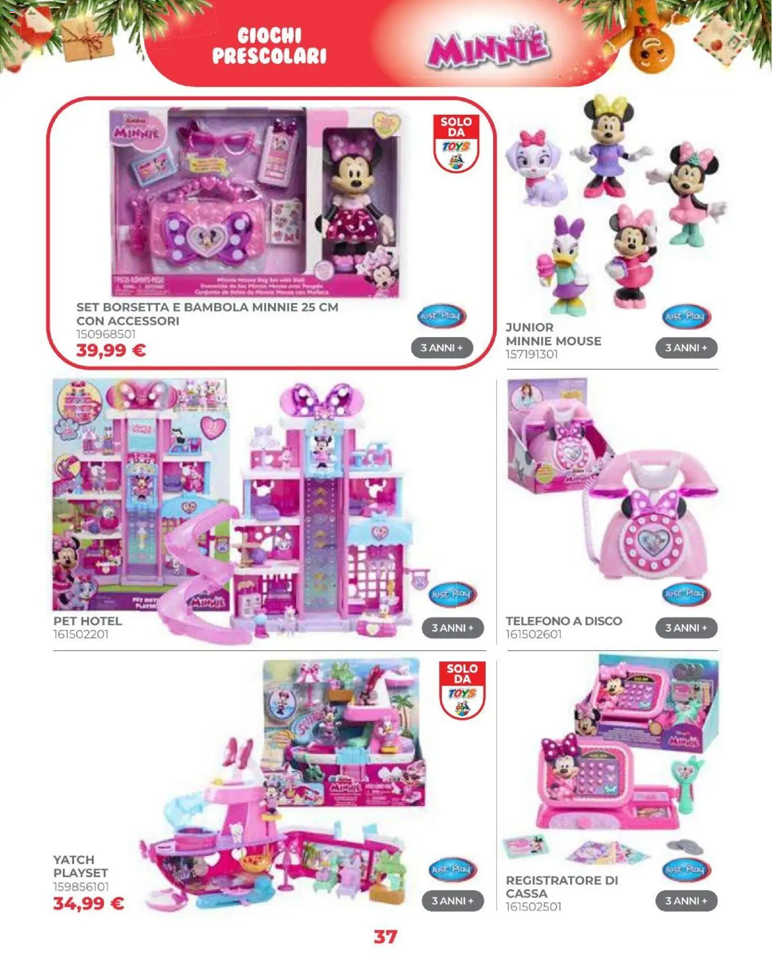 Volantino Toys Center del 16/10/2026 | Pagina: 39 | Prodotti: Borsetta, Telefono, Mouse, Bambola