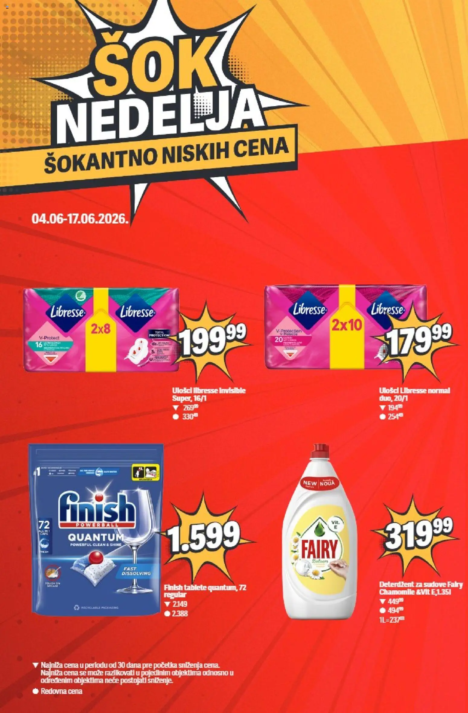 Maxi katalog - važi od 11.06.2026 | Strana: 14 | Proizvode: Deterdžent, Deterdžent za sudove, Finish
