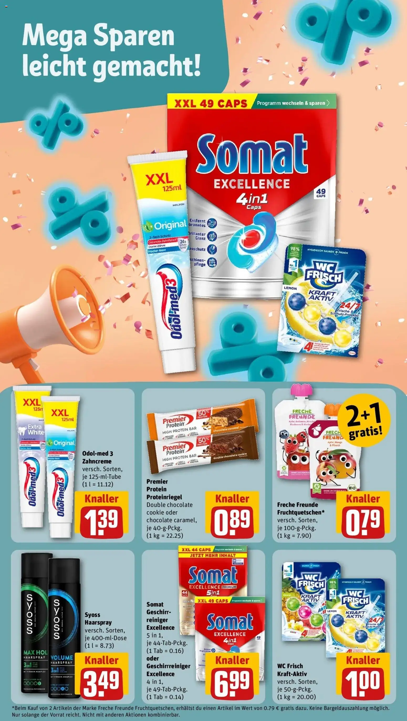 REWE Prospekt ab 28.09.2026 zum Blättern » Angebote | Seite: 10 | Produkte: Haarspray, Wc frisch, Mango, Pfirsich